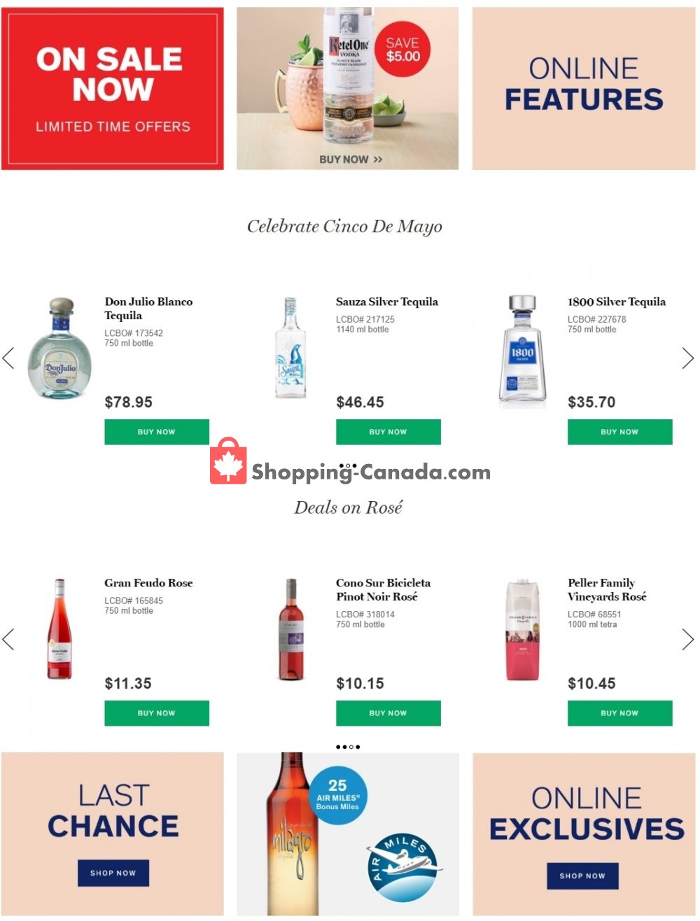 LCBO flyer from Tuesday April 28, 2020 to Monday May 11, 2020 - page 1