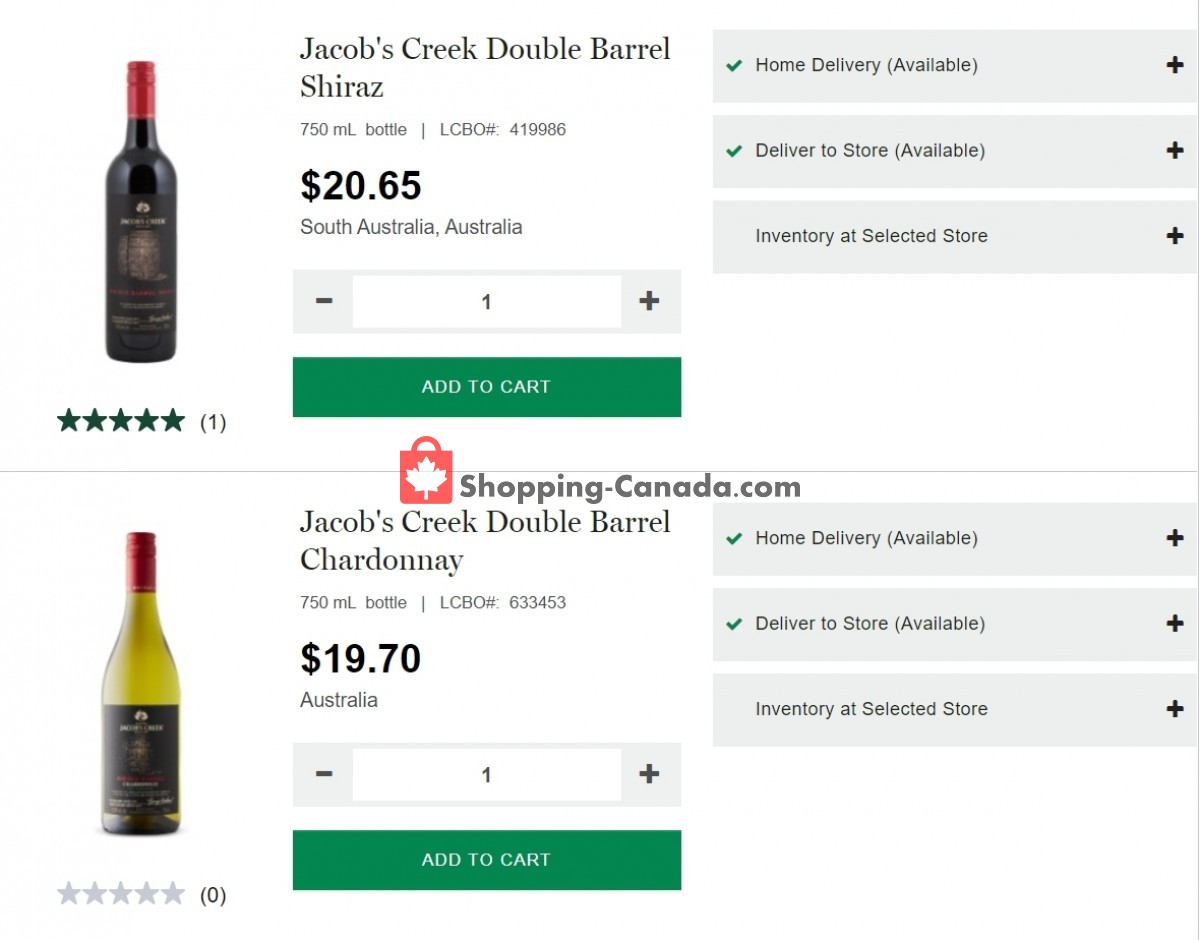 LCBO flyer from Thursday May 6, 2021 to Wednesday May 12, 2021 - page 1
