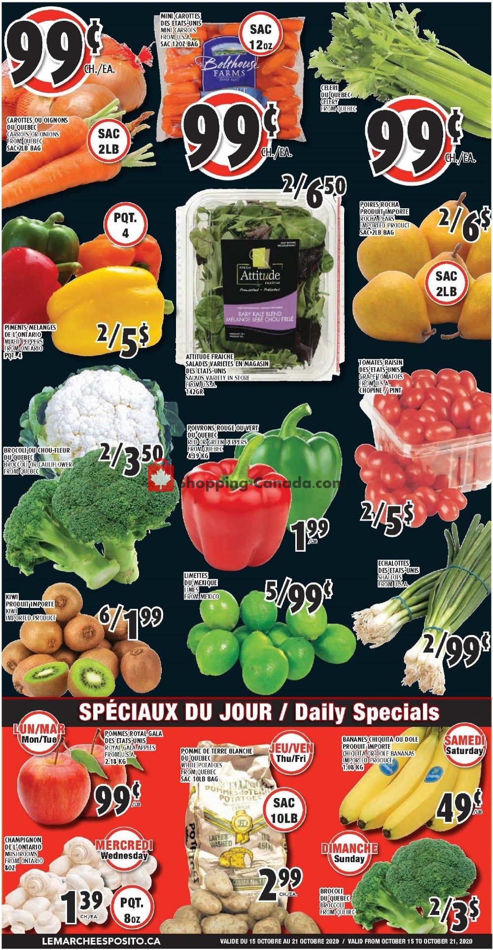 Le Marché Esposito flyer from Thursday October 15, 2020 to Wednesday October 21, 2020 - page 4