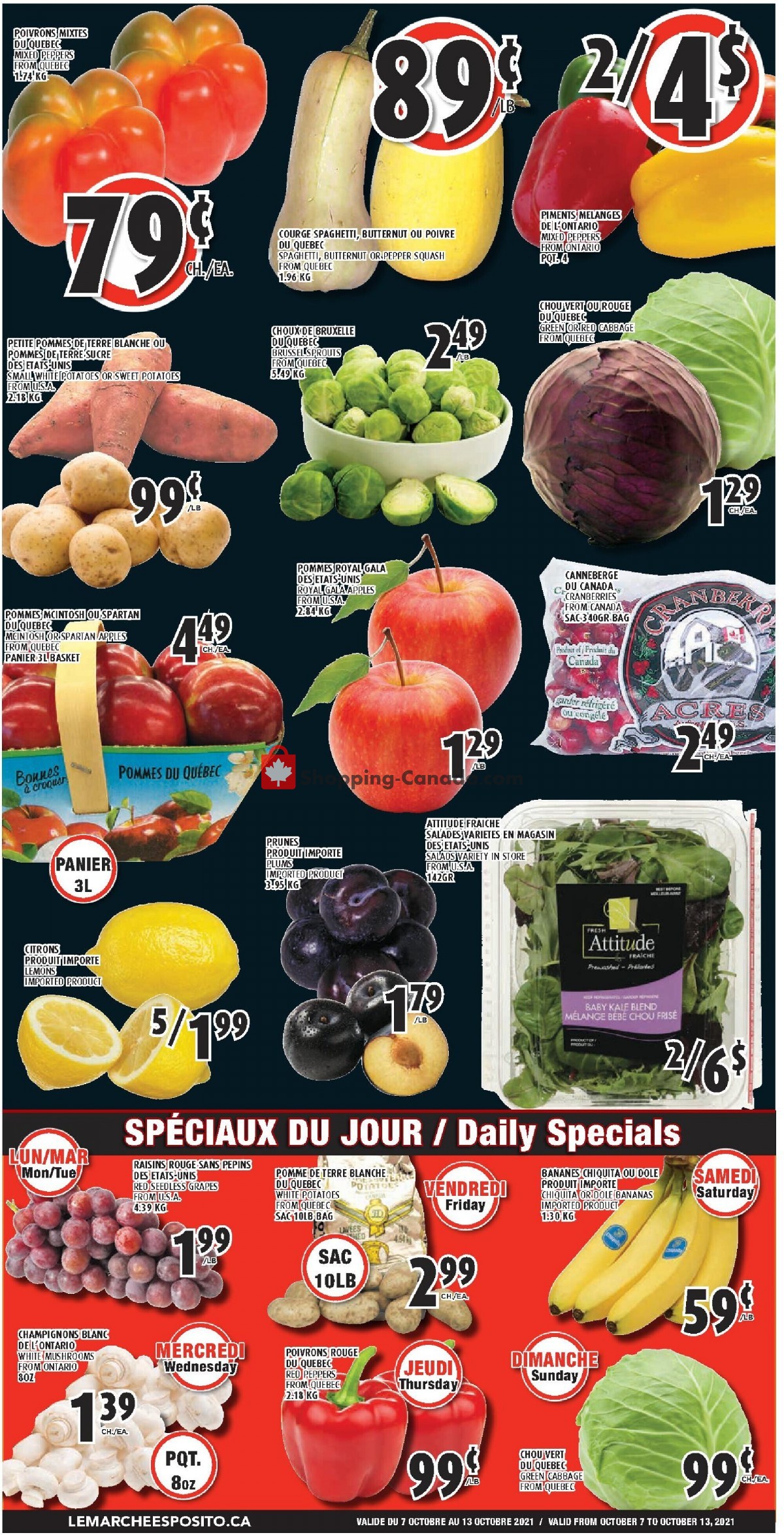 Le Marché Esposito flyer from Thursday October 7, 2021 to Wednesday October 13, 2021 - page 4