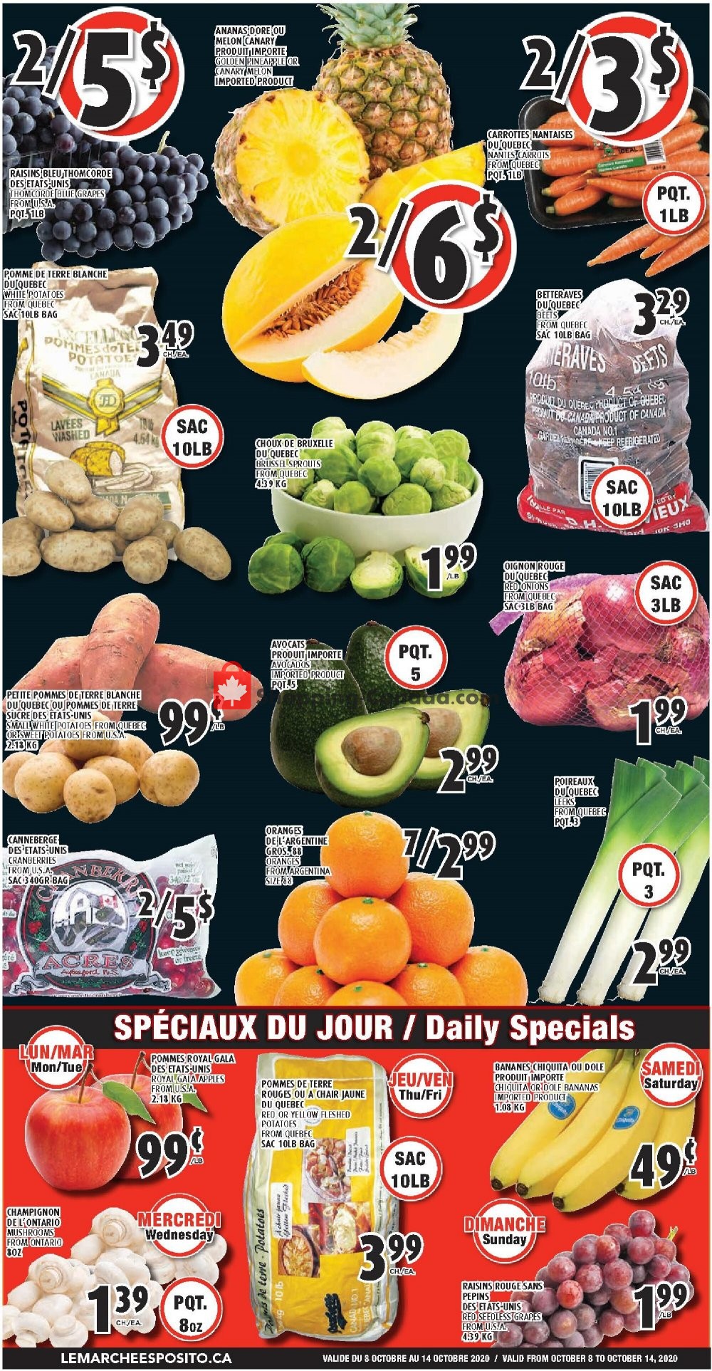 Le Marché Esposito flyer from Thursday October 8, 2020 to Wednesday October 14, 2020 - page 4
