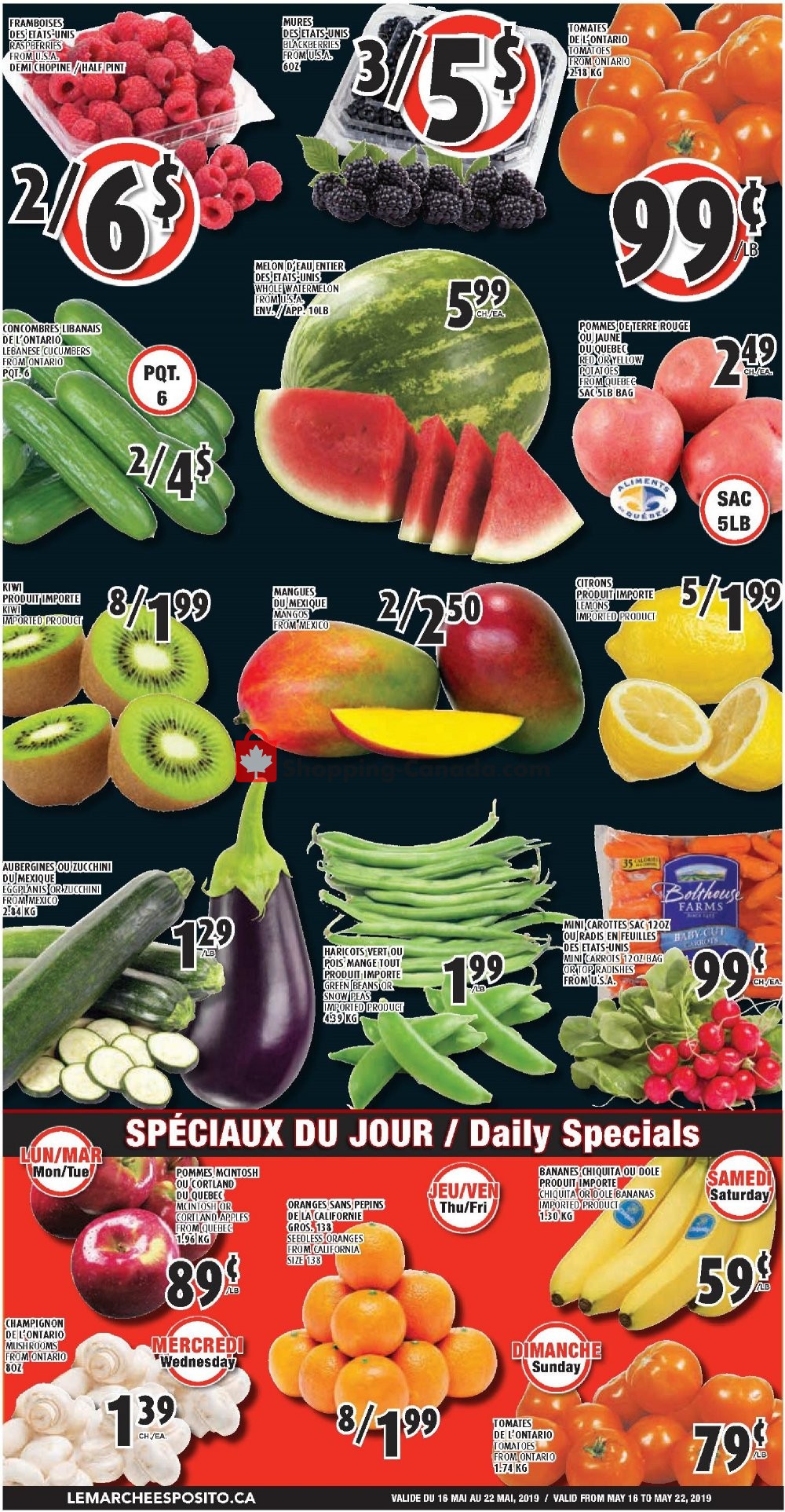 Le Marché Esposito flyer from Thursday May 16, 2019 to Wednesday May 22, 2019 - page 4