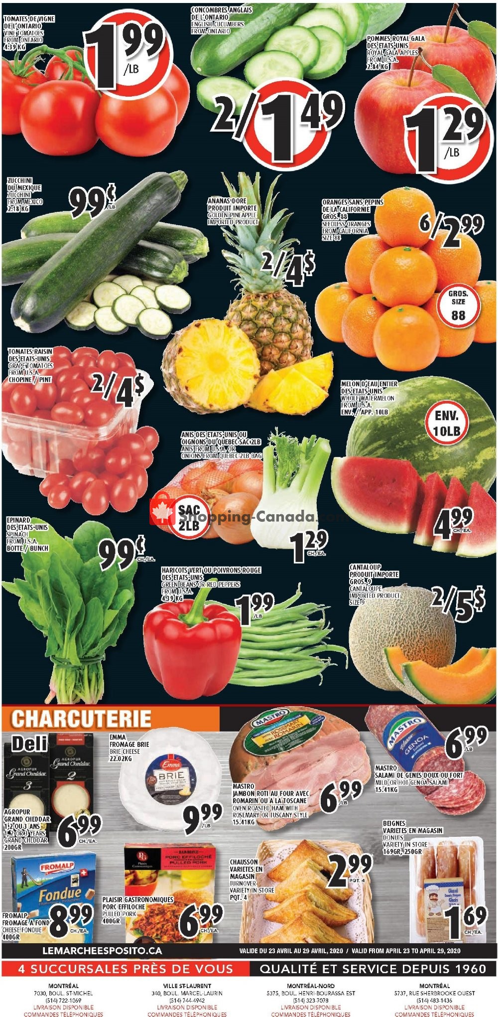 Le Marché Esposito flyer from Thursday April 23, 2020 to Wednesday April 29, 2020 - page 3