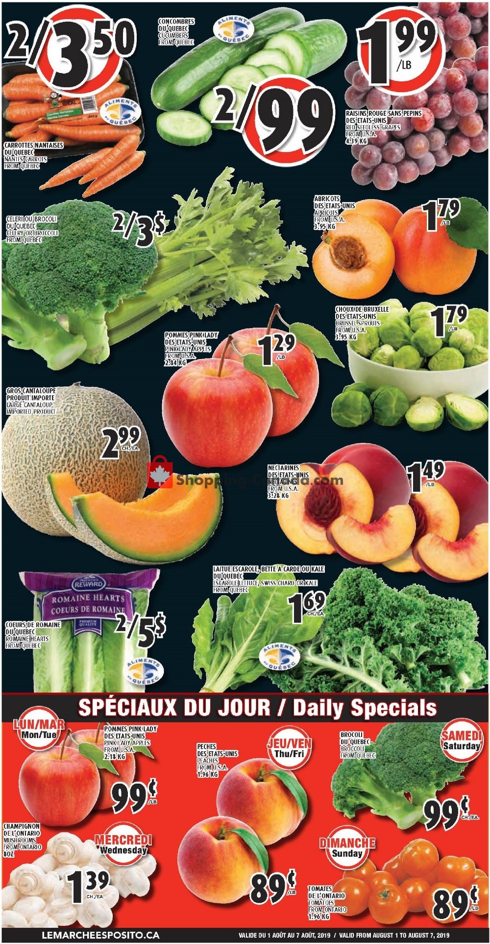 Le Marché Esposito flyer from Thursday August 1, 2019 to Wednesday August 7, 2019 - page 4