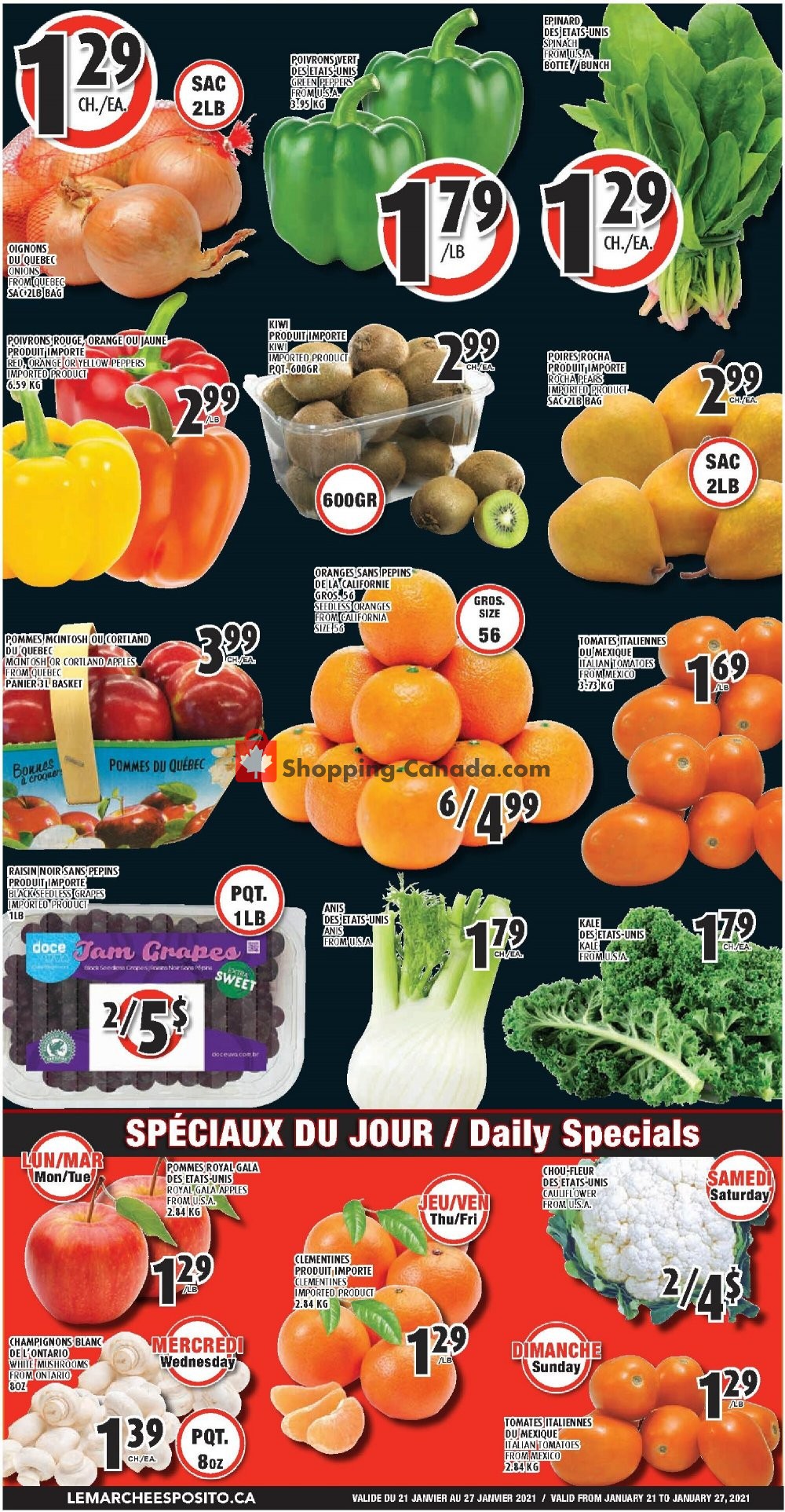 Le Marché Esposito flyer from Thursday January 21, 2021 to Wednesday January 27, 2021 - page 4