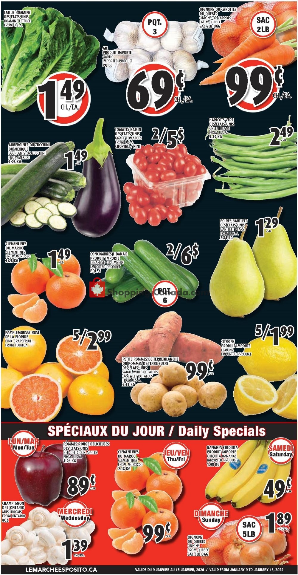 Le Marché Esposito flyer from Thursday January 9, 2020 to Wednesday January 15, 2020 - page 4