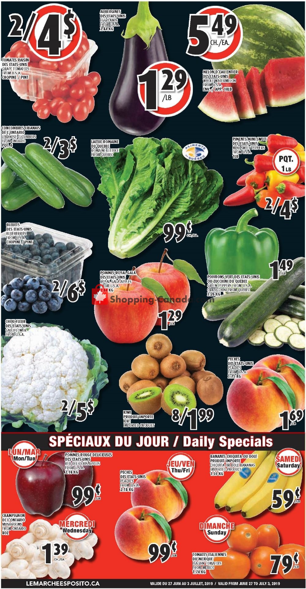 Le Marché Esposito flyer from Thursday June 27, 2019 to Wednesday July 3, 2019 - page 4