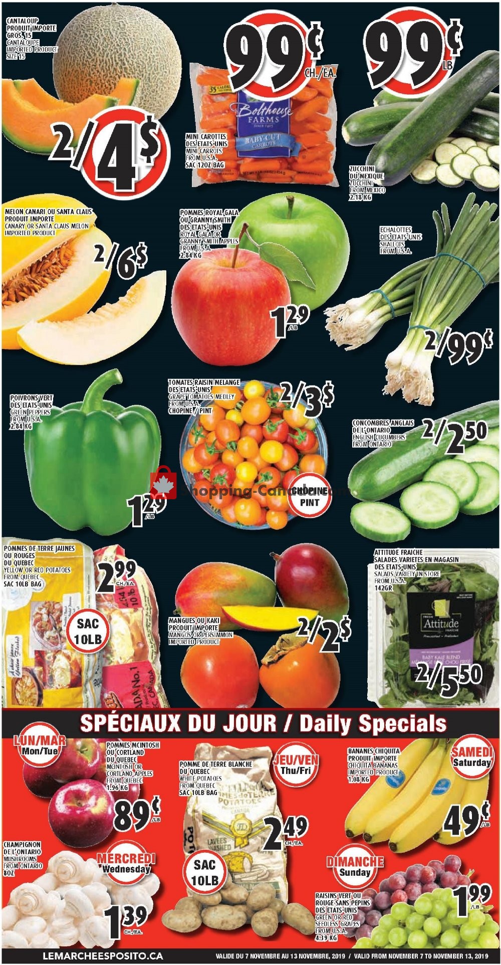 Le Marché Esposito flyer from Thursday November 7, 2019 to Wednesday November 13, 2019 - page 4