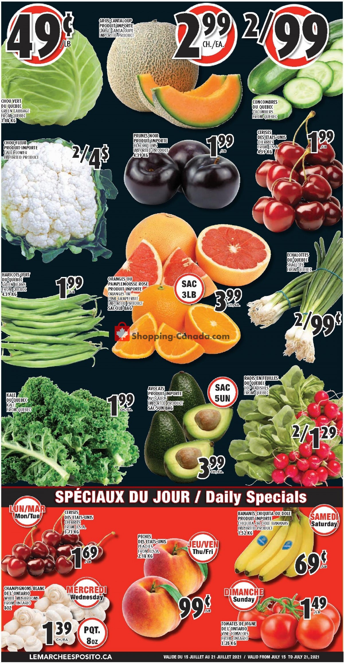Le Marché Esposito flyer from Thursday July 15, 2021 to Wednesday July 21, 2021 - page 4