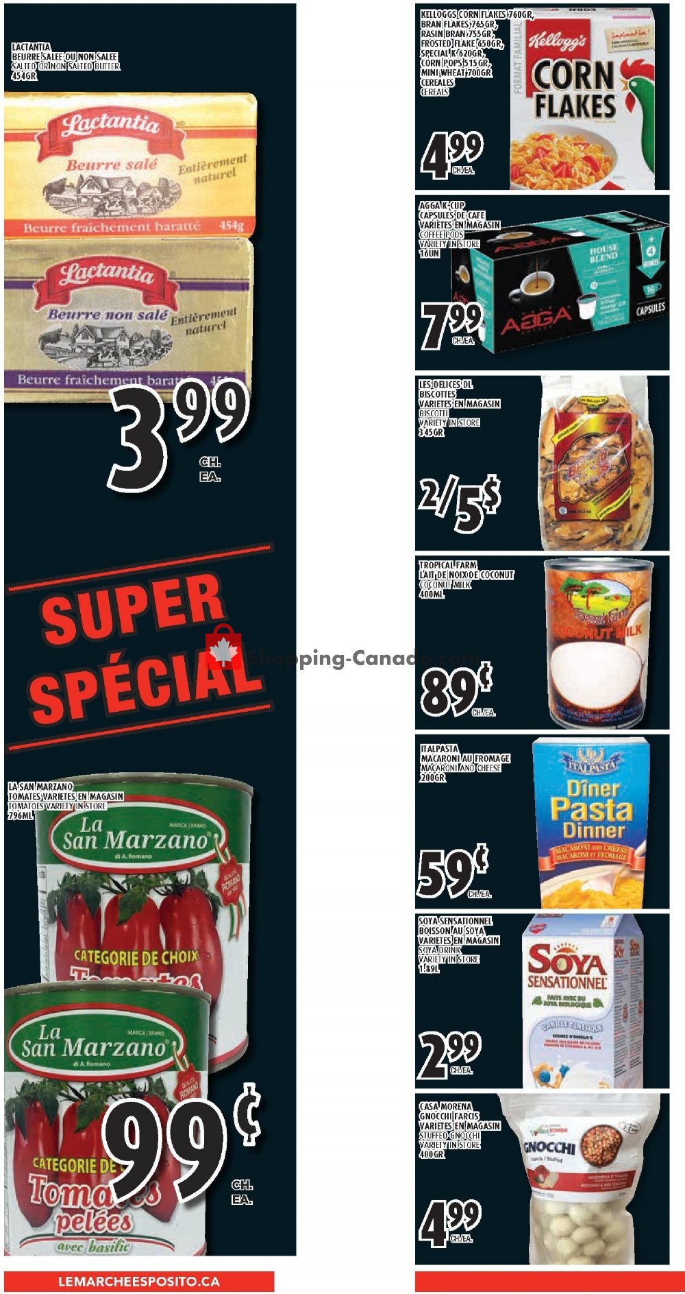 Le Marché Esposito flyer from Thursday April 11, 2019 to Wednesday April 17, 2019 - page 1