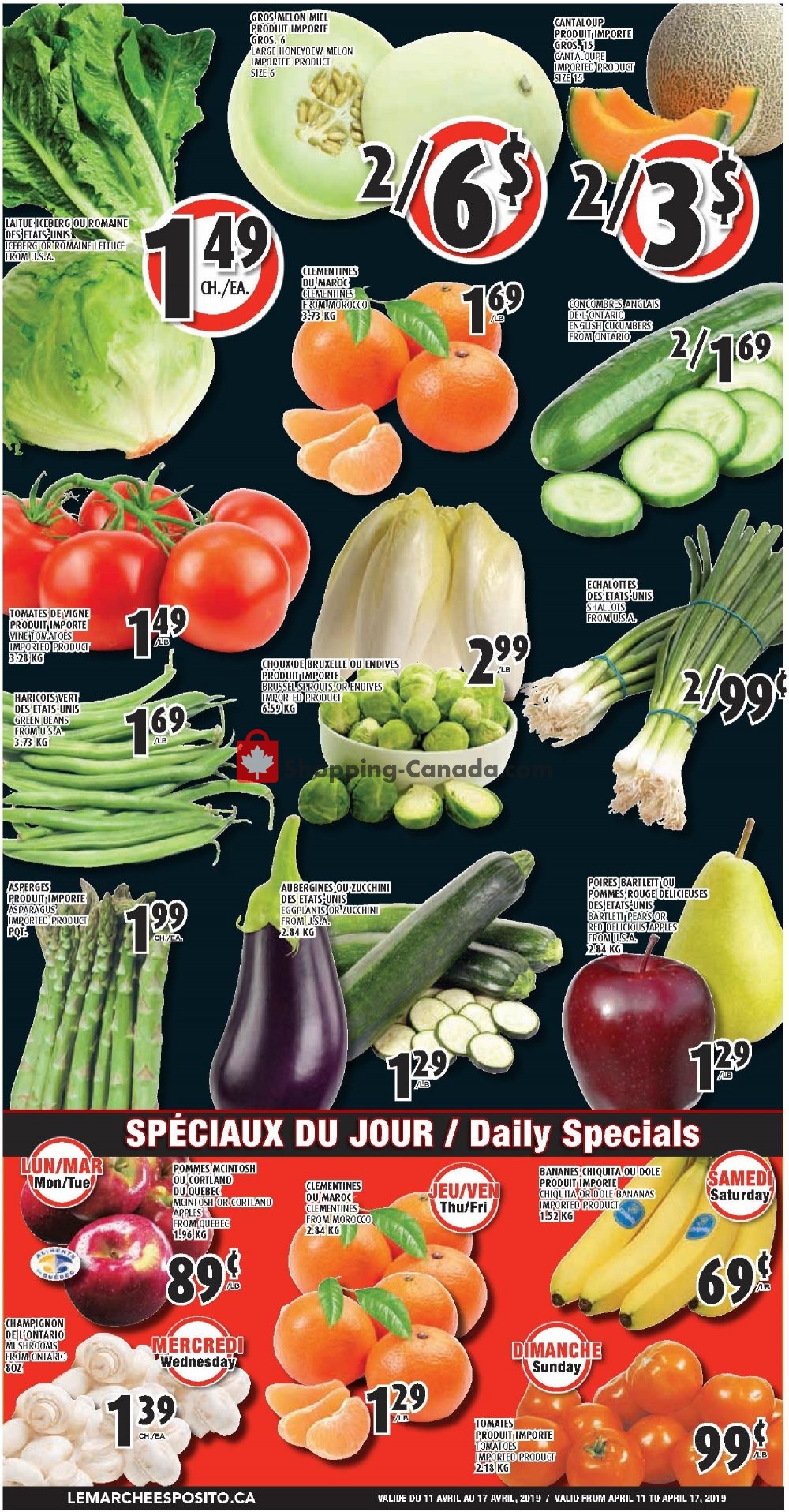 Le Marché Esposito flyer from Thursday April 11, 2019 to Wednesday April 17, 2019 - page 5
