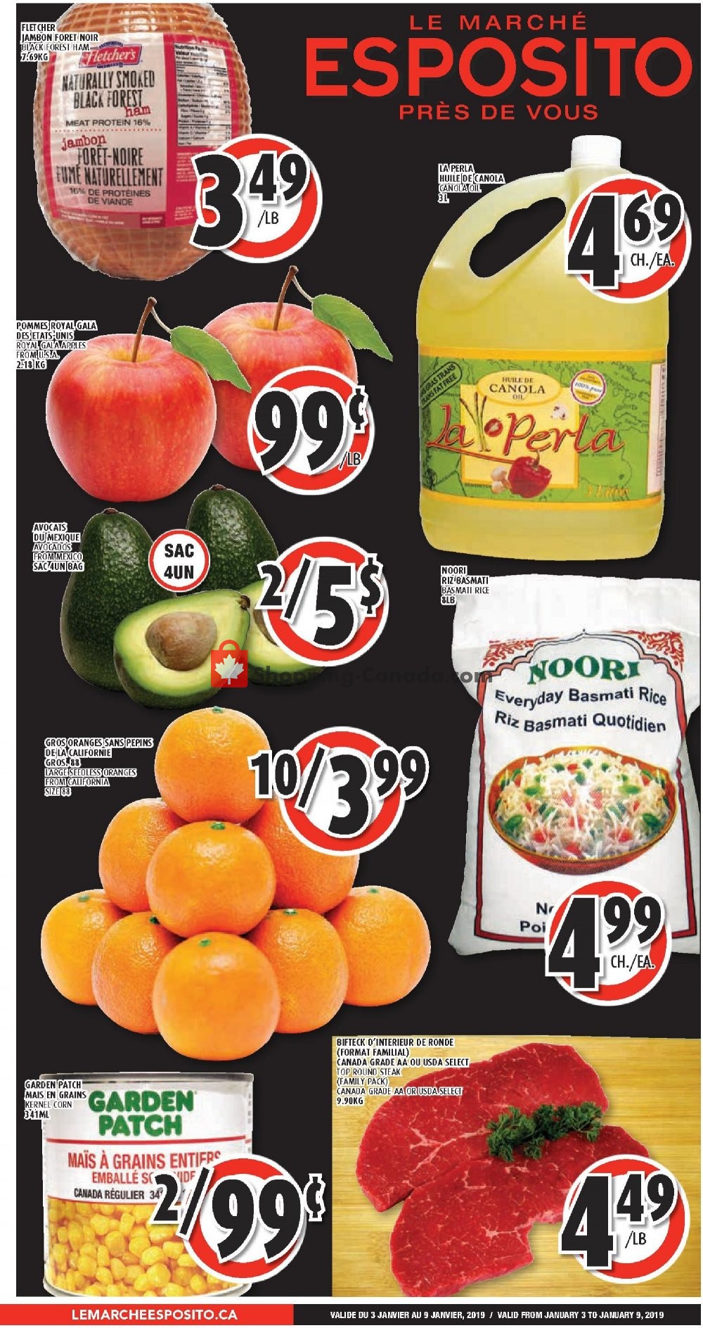 Le Marché Esposito flyer from Thursday January 3, 2019 to Wednesday January 9, 2019 - page 2