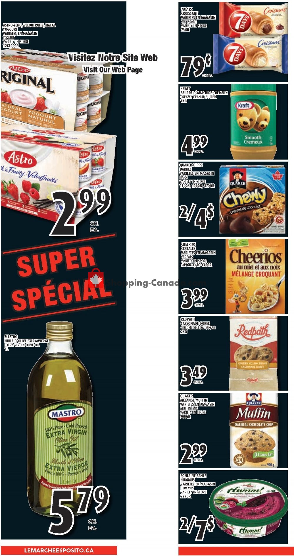 Le Marché Esposito flyer from Thursday March 14, 2019 to Wednesday March 20, 2019 - page 1
