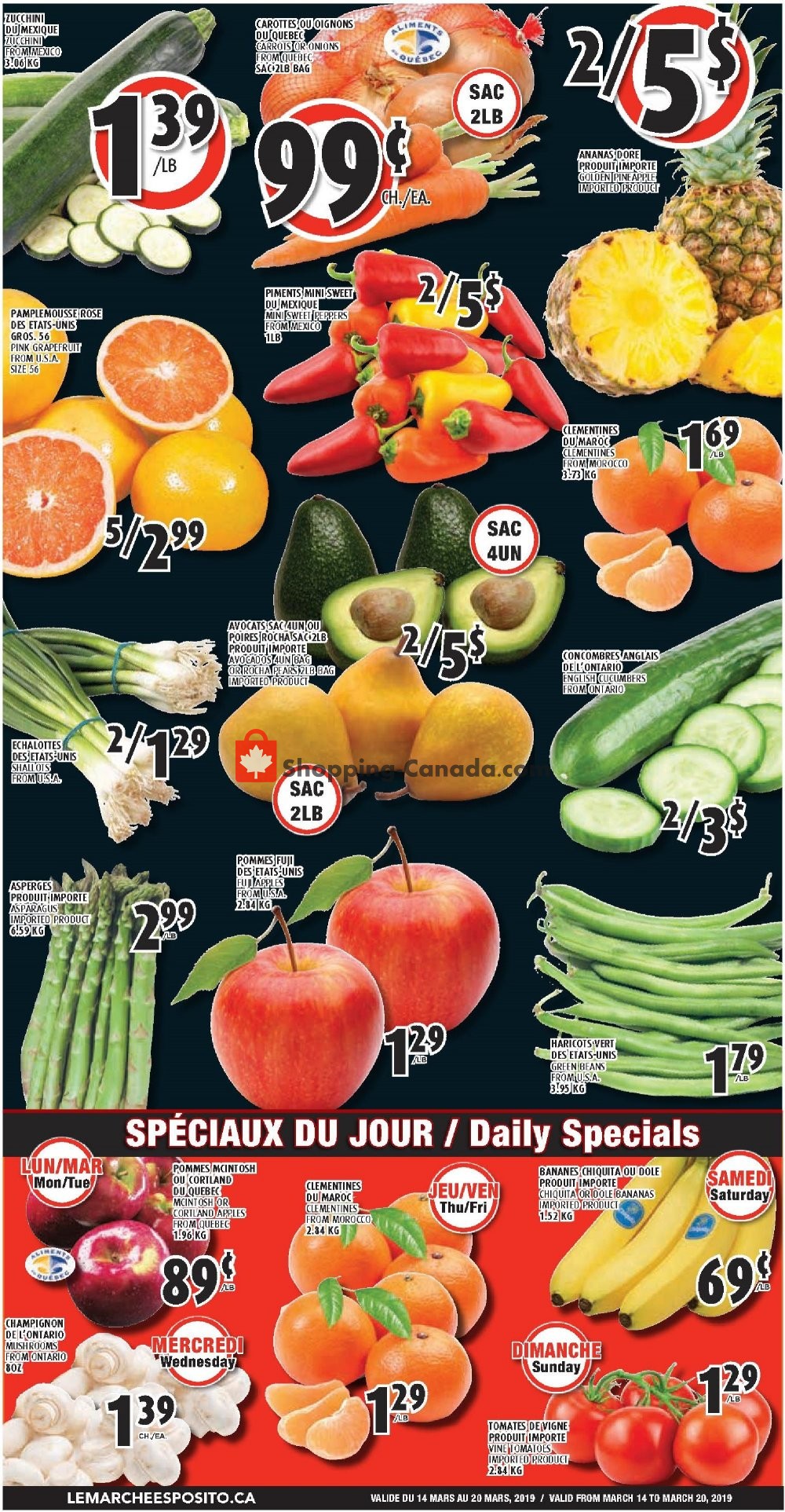 Le Marché Esposito flyer from Thursday March 14, 2019 to Wednesday March 20, 2019 - page 5
