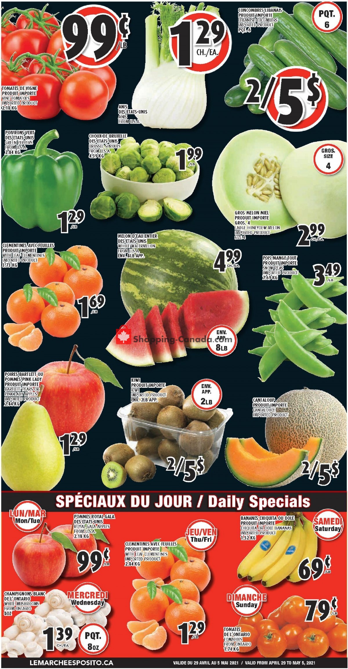 Le Marché Esposito flyer from Thursday April 29, 2021 to Wednesday May 5, 2021 - page 4