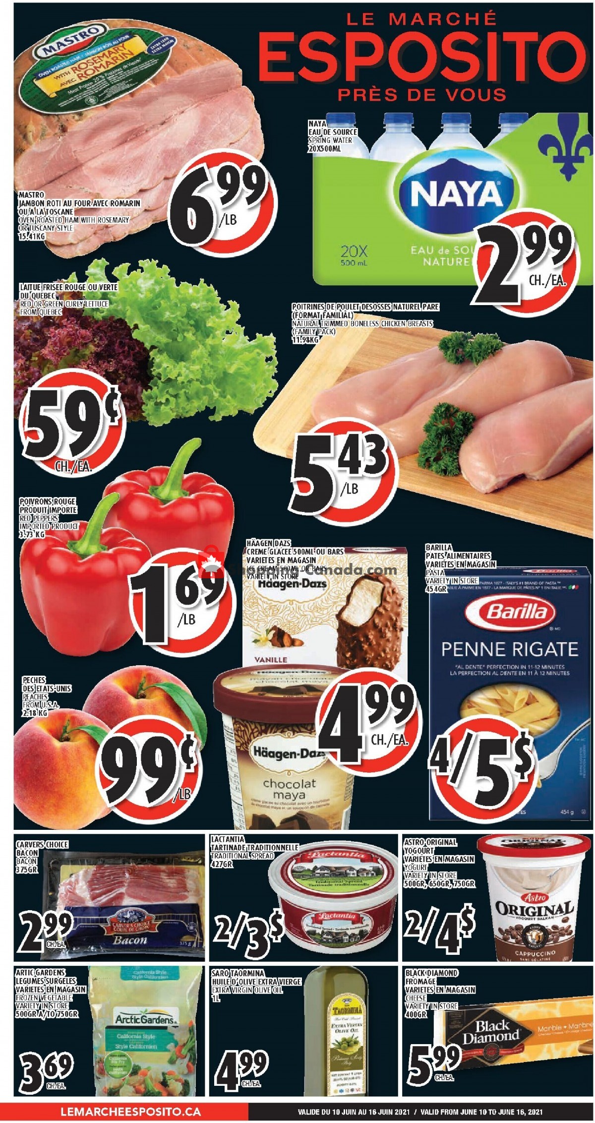 Le Marché Esposito flyer from Thursday June 10, 2021 to Wednesday June 16, 2021 - page 1