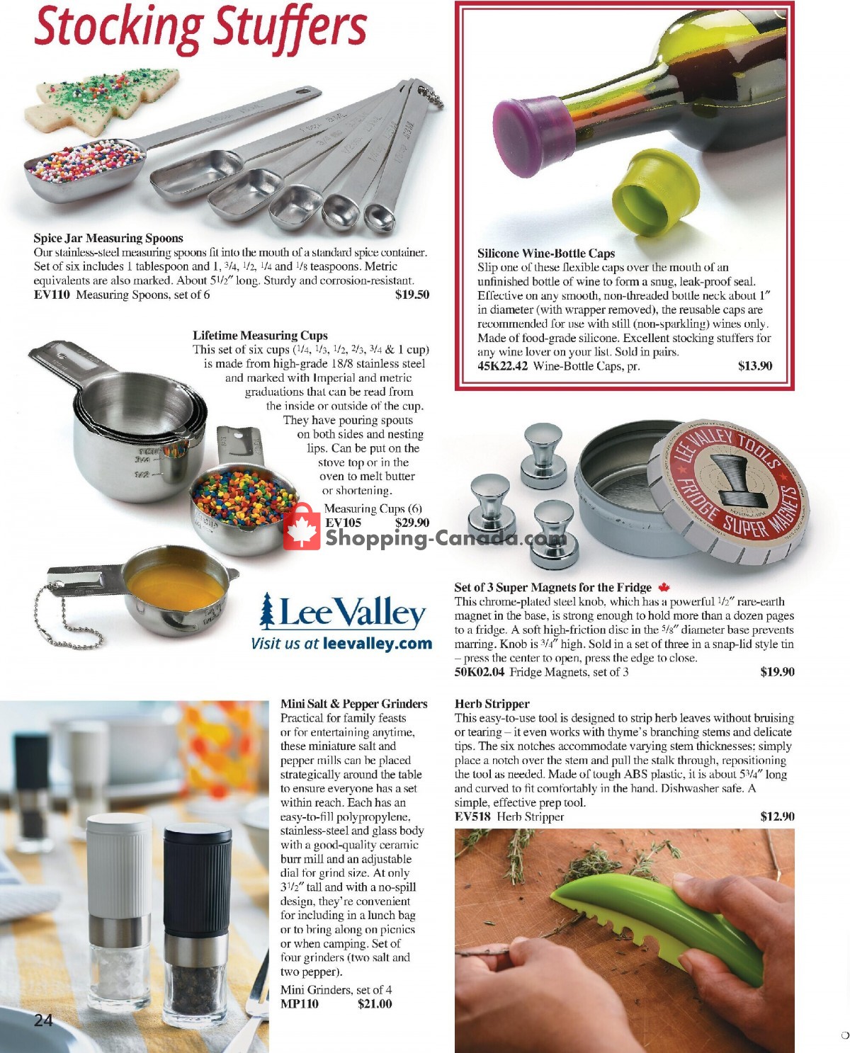 Lee Valley Tools Ltd flyer from Tuesday November 1, 2022 to Sunday December 25, 2022 - page 24