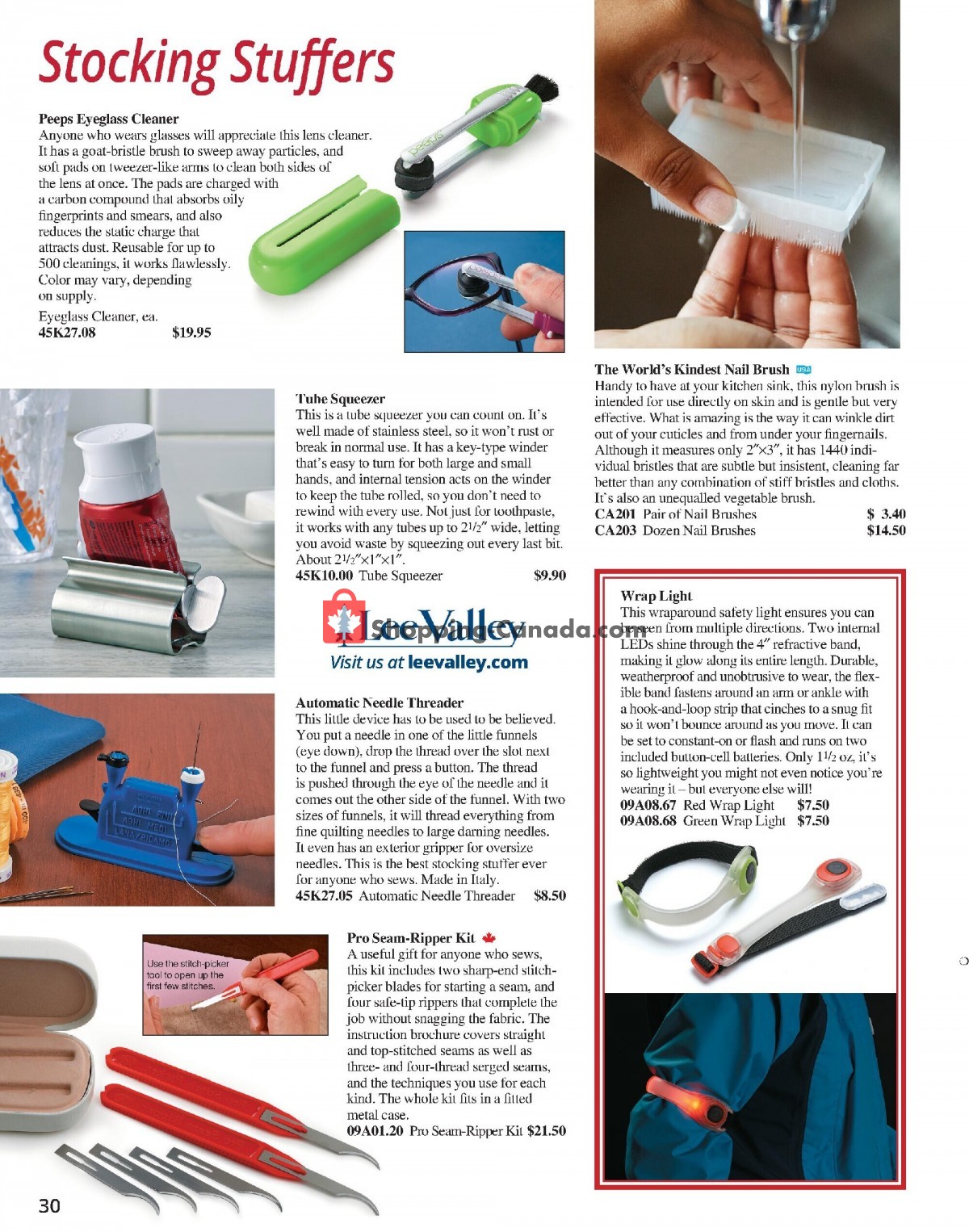 Lee Valley Tools Ltd flyer from Tuesday November 1, 2022 to Sunday December 25, 2022 - page 30