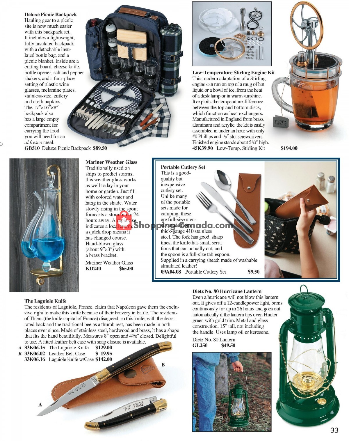 Lee Valley Tools Ltd flyer from Tuesday November 1, 2022 to Sunday December 25, 2022 - page 33