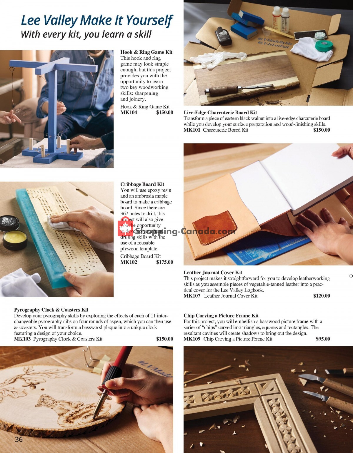 Lee Valley Tools Ltd flyer from Tuesday November 1, 2022 to Sunday December 25, 2022 - page 36