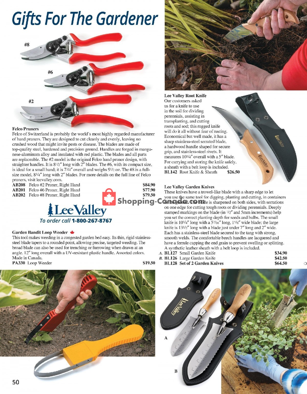 Lee Valley Tools Ltd flyer from Tuesday November 1, 2022 to Sunday December 25, 2022 - page 50