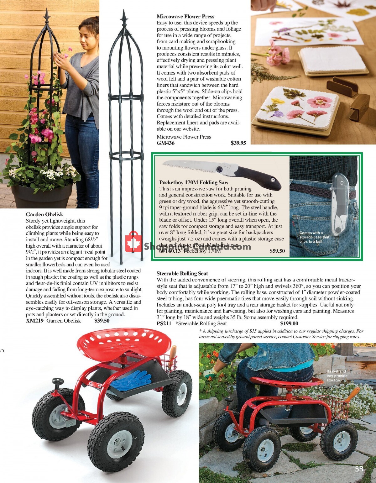 Lee Valley Tools Ltd flyer from Tuesday November 1, 2022 to Sunday December 25, 2022 - page 53