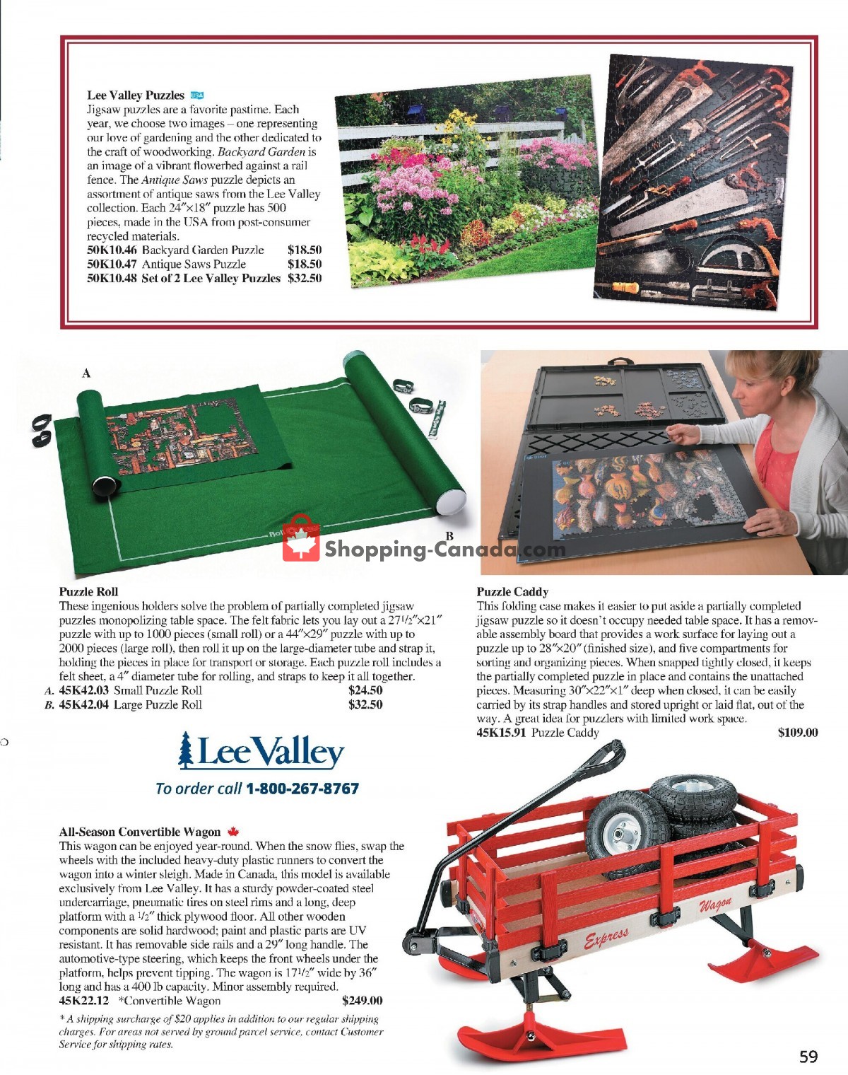Lee Valley Tools Ltd flyer from Tuesday November 1, 2022 to Sunday December 25, 2022 - page 59