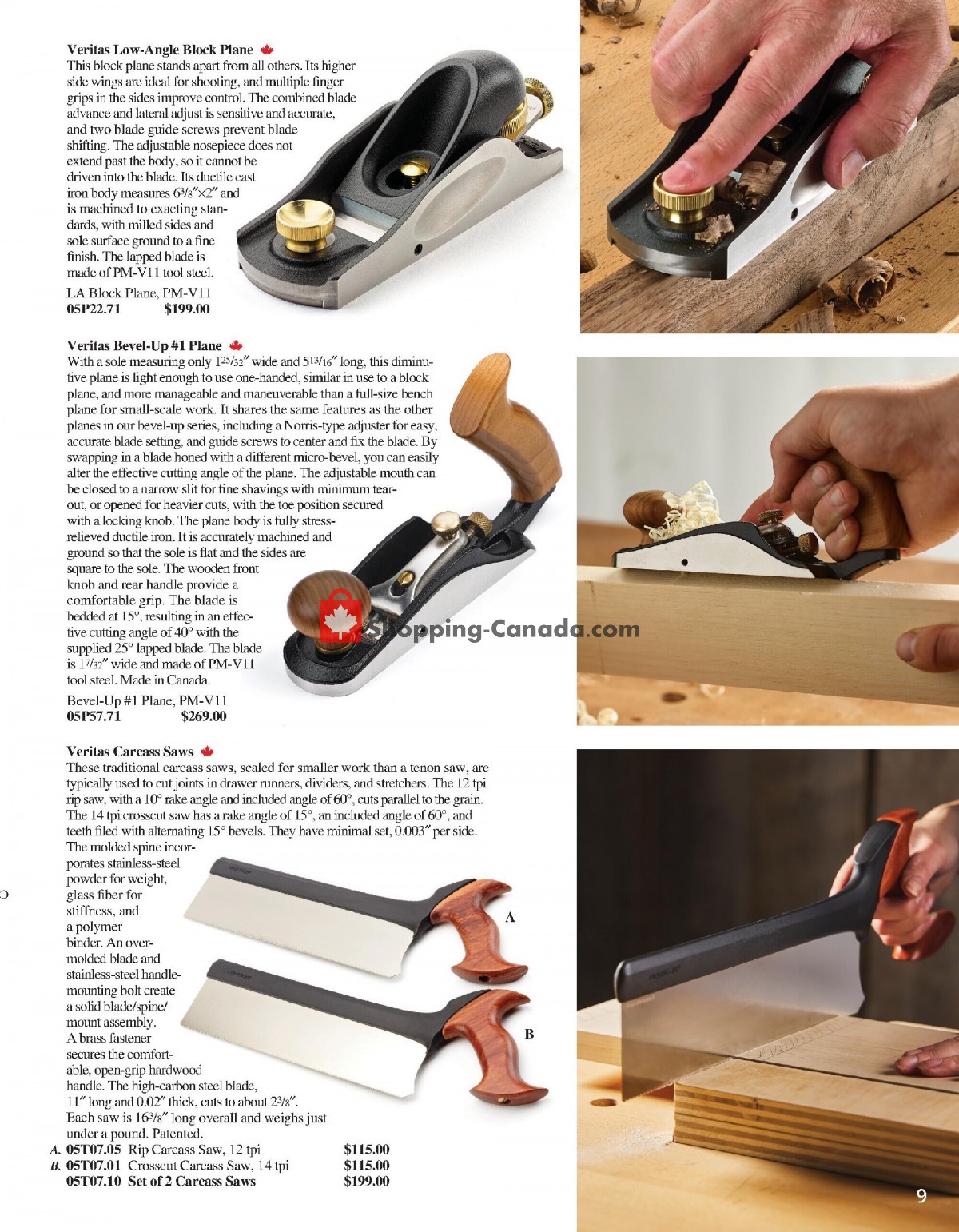 Lee Valley Tools Ltd flyer from Tuesday November 1, 2022 to Sunday December 25, 2022 - page 9