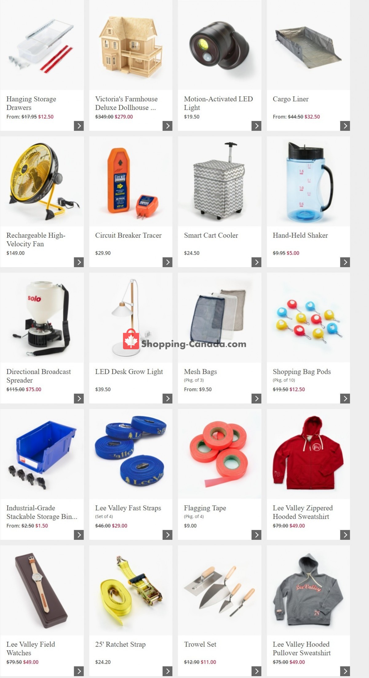 Lee Valley Tools Ltd flyer from Monday September 6, 2021 to Sunday September 12, 2021 - page 1