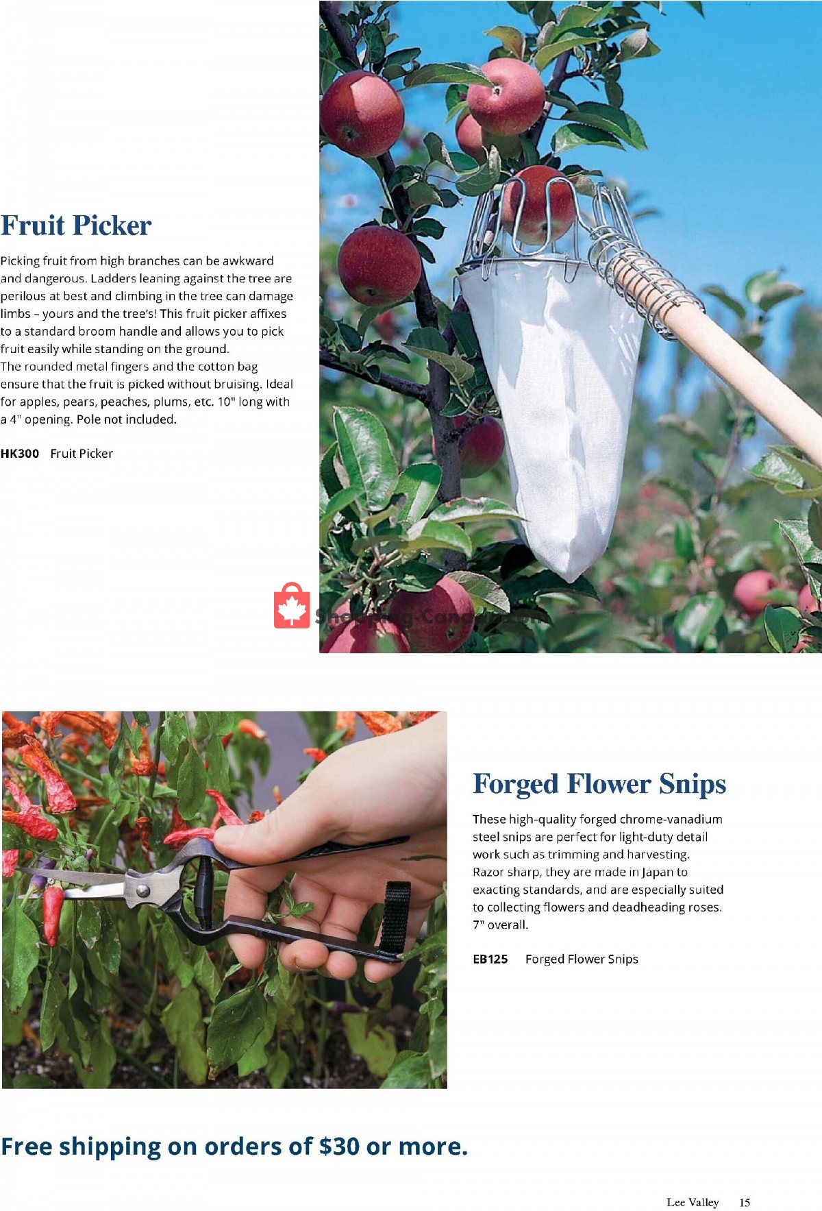 Lee Valley Tools Ltd flyer from Monday August 1, 2022 to Friday September 30, 2022 - page 15