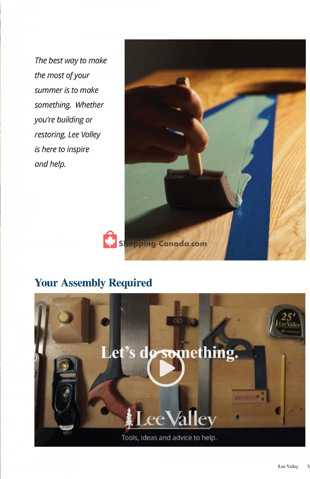 Lee Valley Tools Ltd flyer from Monday August 1, 2022 to Friday September 30, 2022 - page 3
