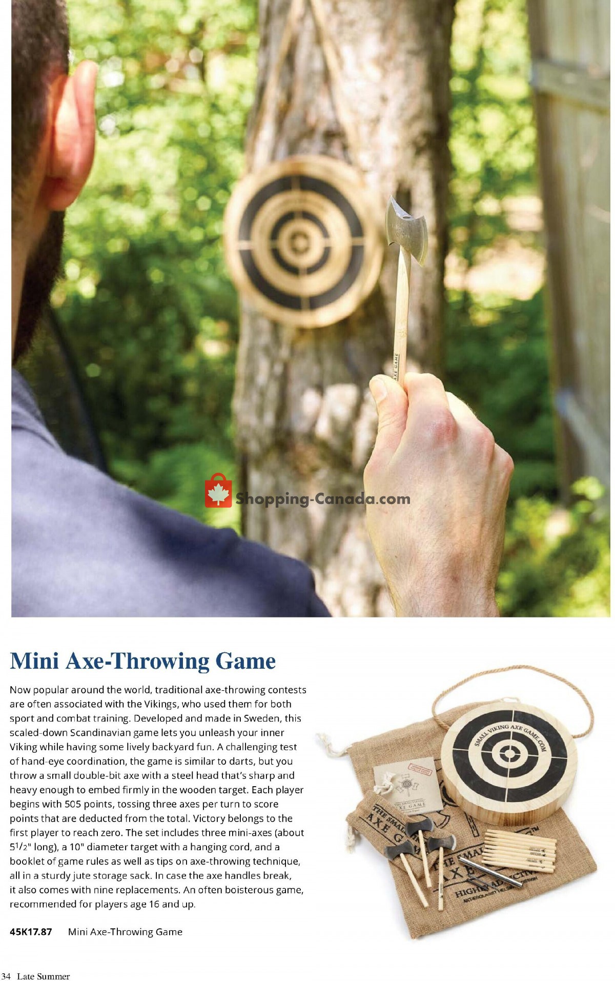 Lee Valley Tools Ltd flyer from Monday August 1, 2022 to Friday September 30, 2022 - page 34