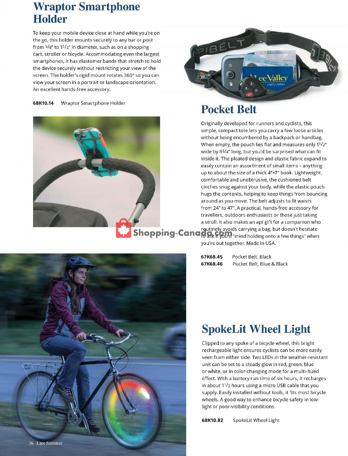 Lee Valley Tools Ltd flyer from Monday August 1, 2022 to Friday September 30, 2022 - page 36