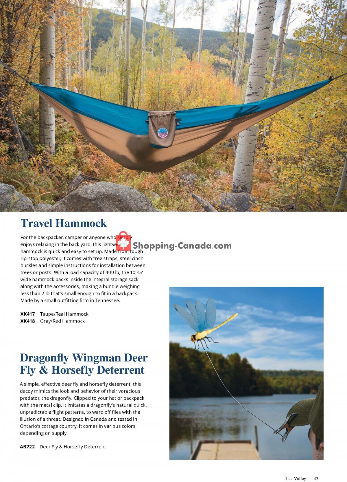 Lee Valley Tools Ltd flyer from Monday August 1, 2022 to Friday September 30, 2022 - page 43