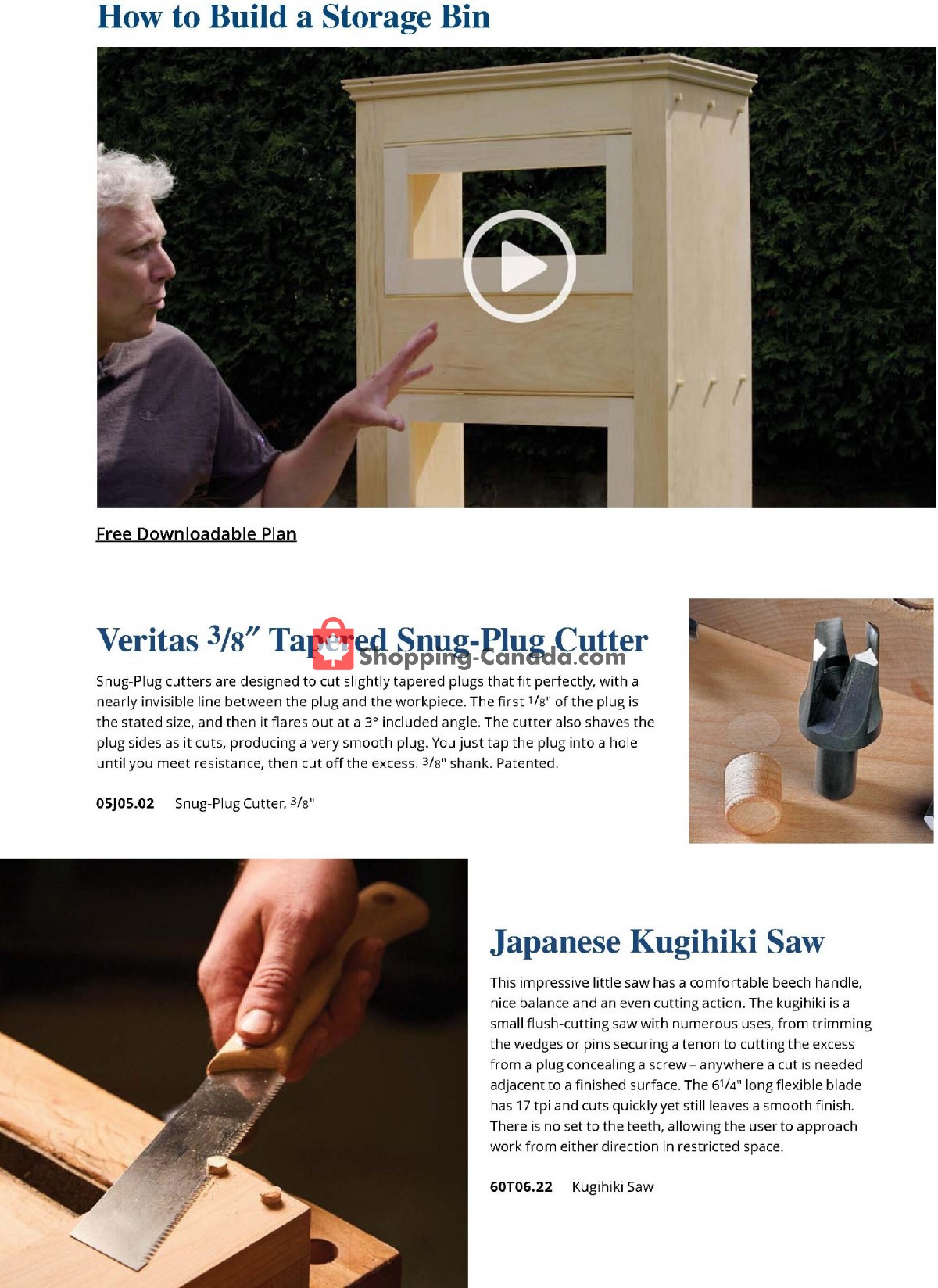 Lee Valley Tools Ltd flyer from Monday August 1, 2022 to Friday September 30, 2022 - page 8