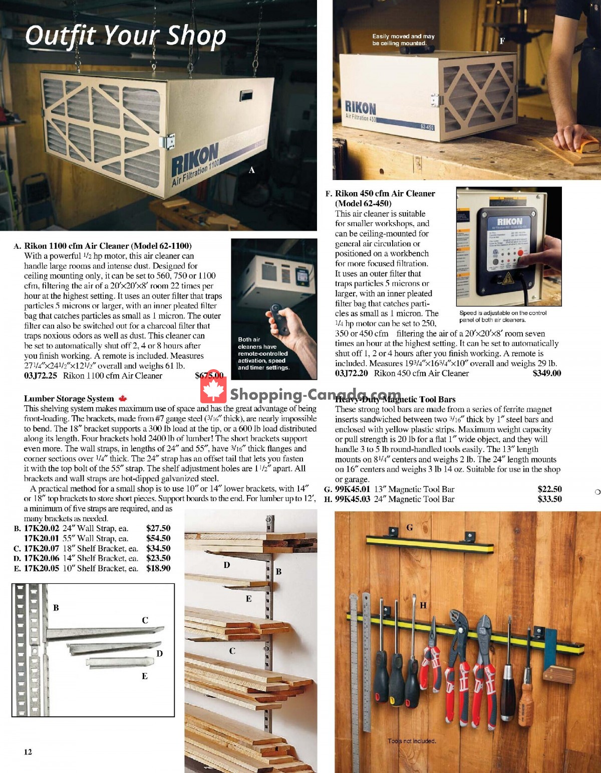 Lee Valley Tools Ltd flyer from Sunday January 1, 2023 to Friday March 31, 2023 - page 12