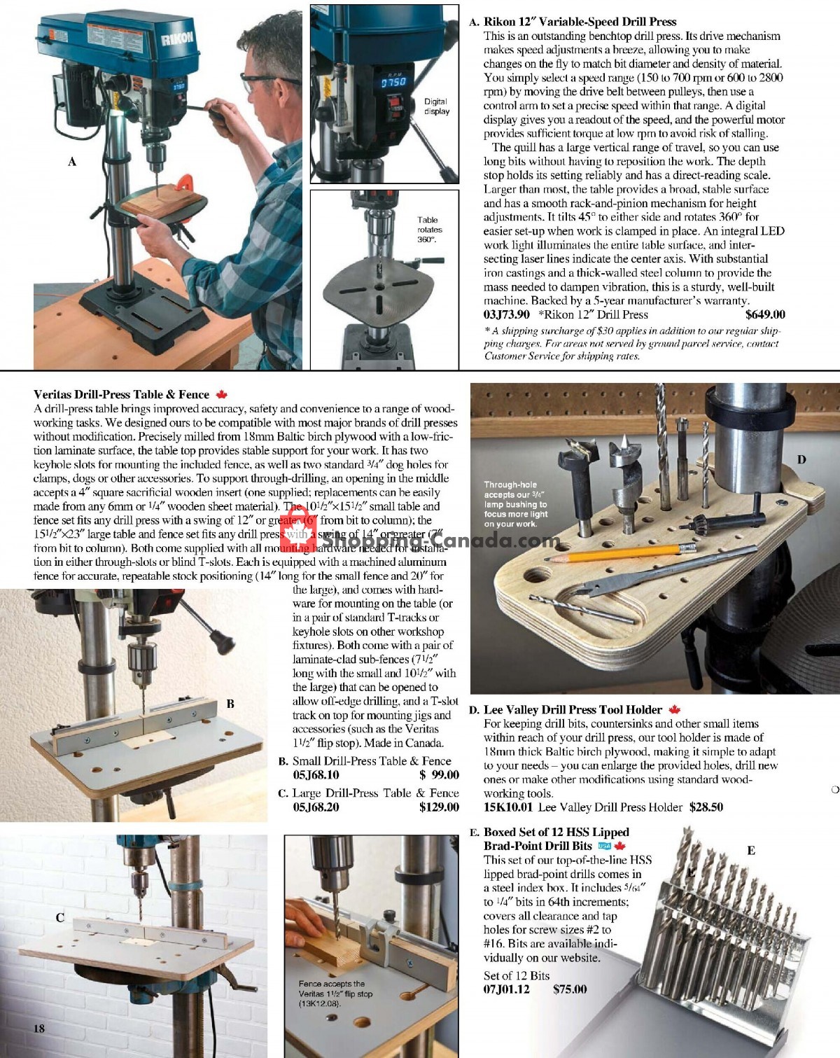 Lee Valley Tools Ltd flyer from Sunday January 1, 2023 to Friday March 31, 2023 - page 18