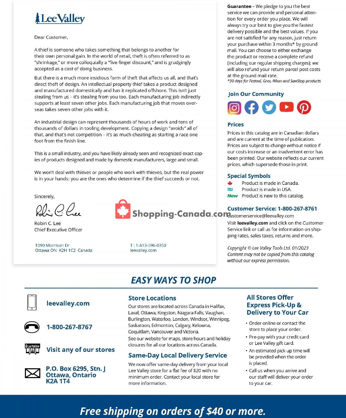 Lee Valley Tools Ltd flyer from Sunday January 1, 2023 to Friday March 31, 2023 - page 2