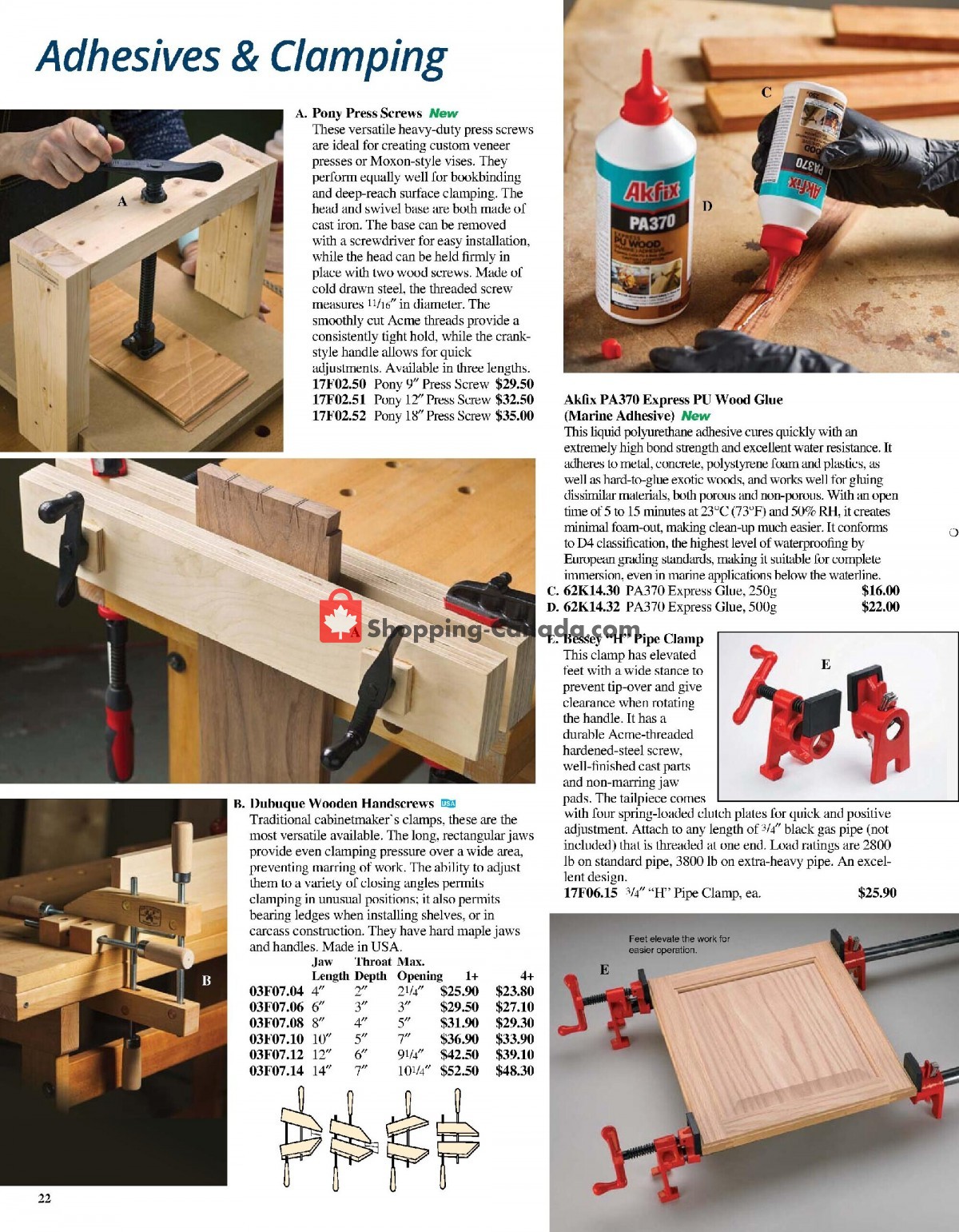 Lee Valley Tools Ltd flyer from Sunday January 1, 2023 to Friday March 31, 2023 - page 22