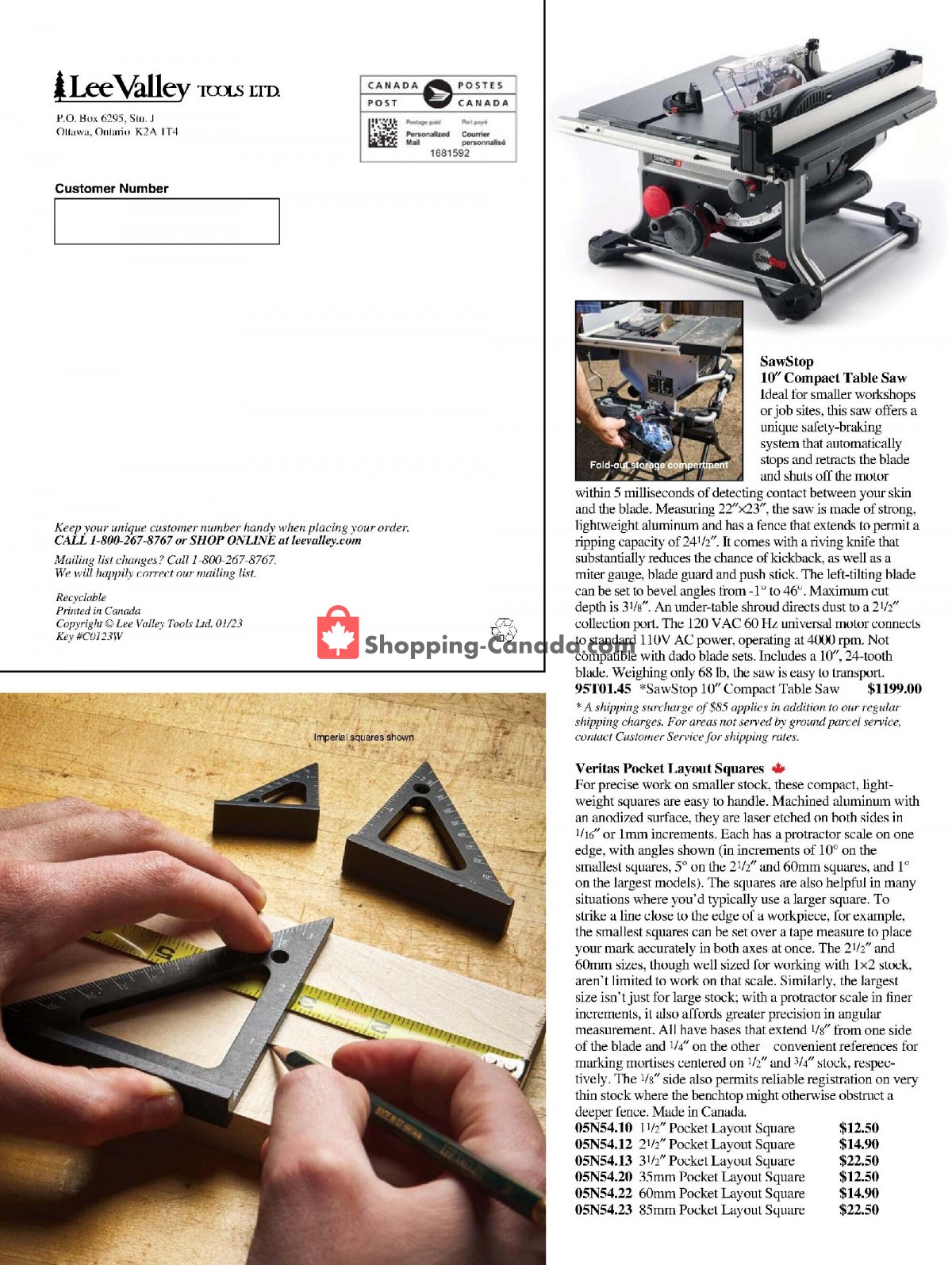 Lee Valley Tools Ltd flyer from Sunday January 1, 2023 to Friday March 31, 2023 - page 32