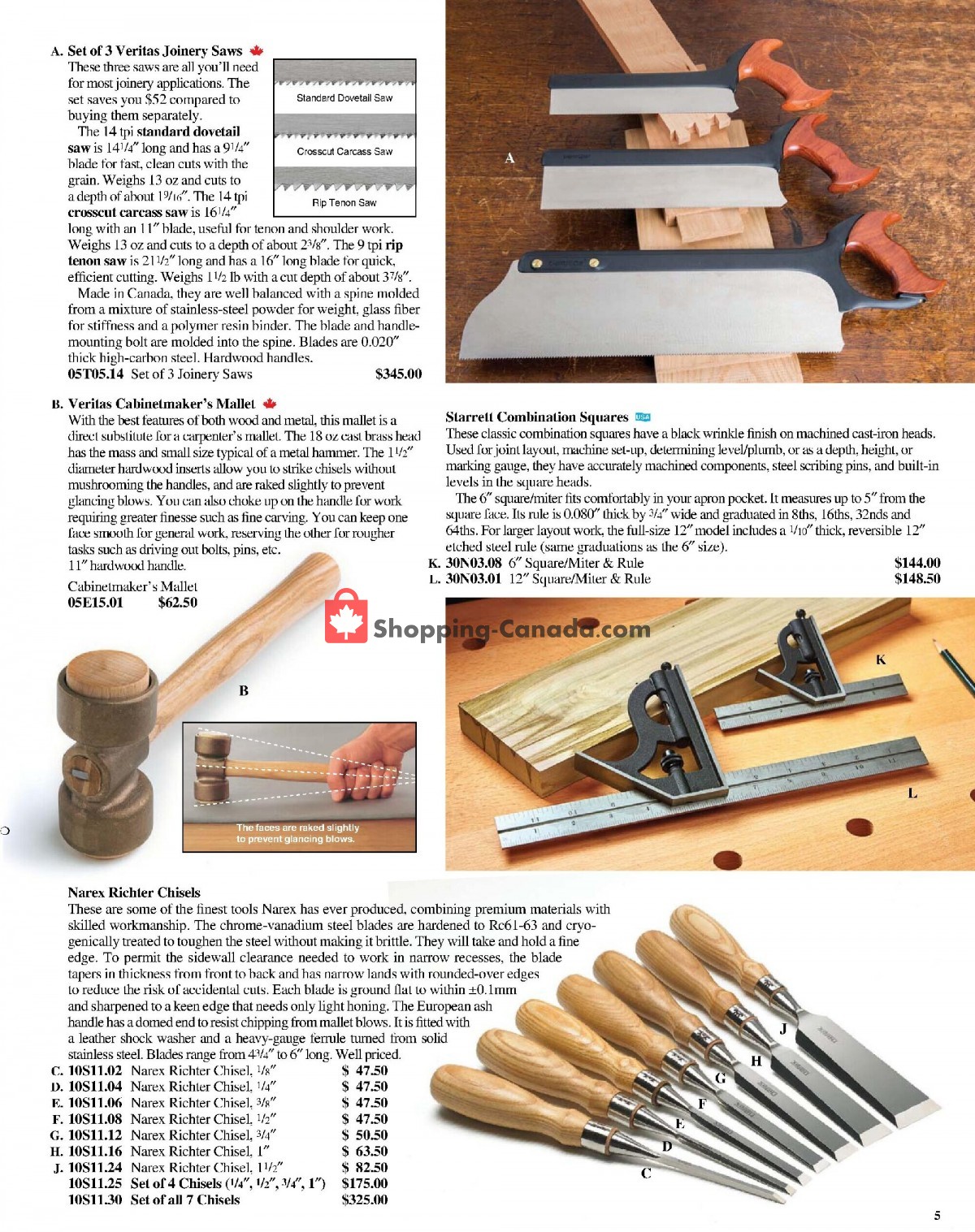 Lee Valley Tools Ltd flyer from Sunday January 1, 2023 to Friday March 31, 2023 - page 5