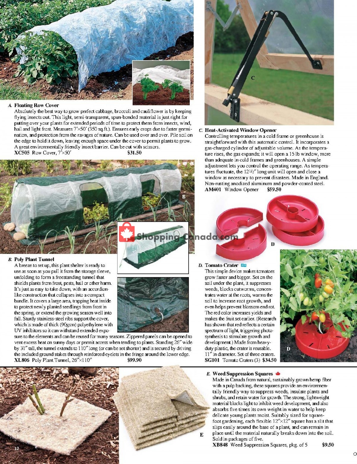 Lee Valley Tools Ltd flyer from Tuesday April 27, 2021 to Monday May 31, 2021 - page 12