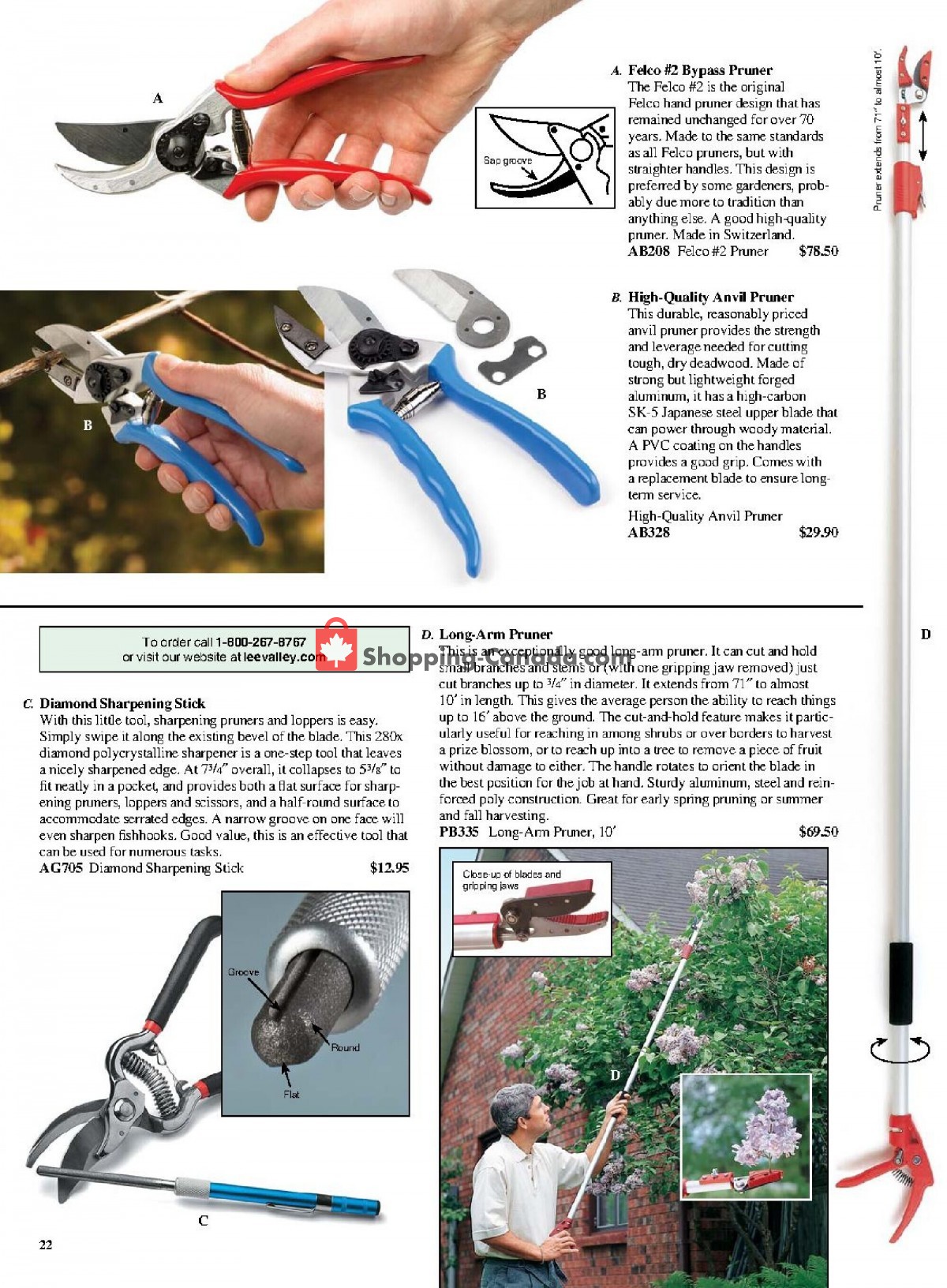 Lee Valley Tools Ltd flyer from Tuesday April 27, 2021 to Monday May 31, 2021 - page 22