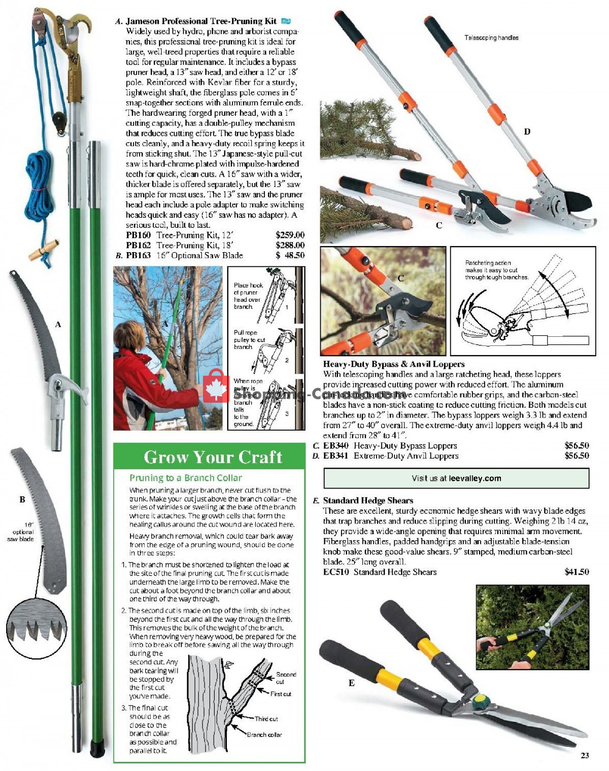 Lee Valley Tools Ltd flyer from Tuesday April 27, 2021 to Monday May 31, 2021 - page 23