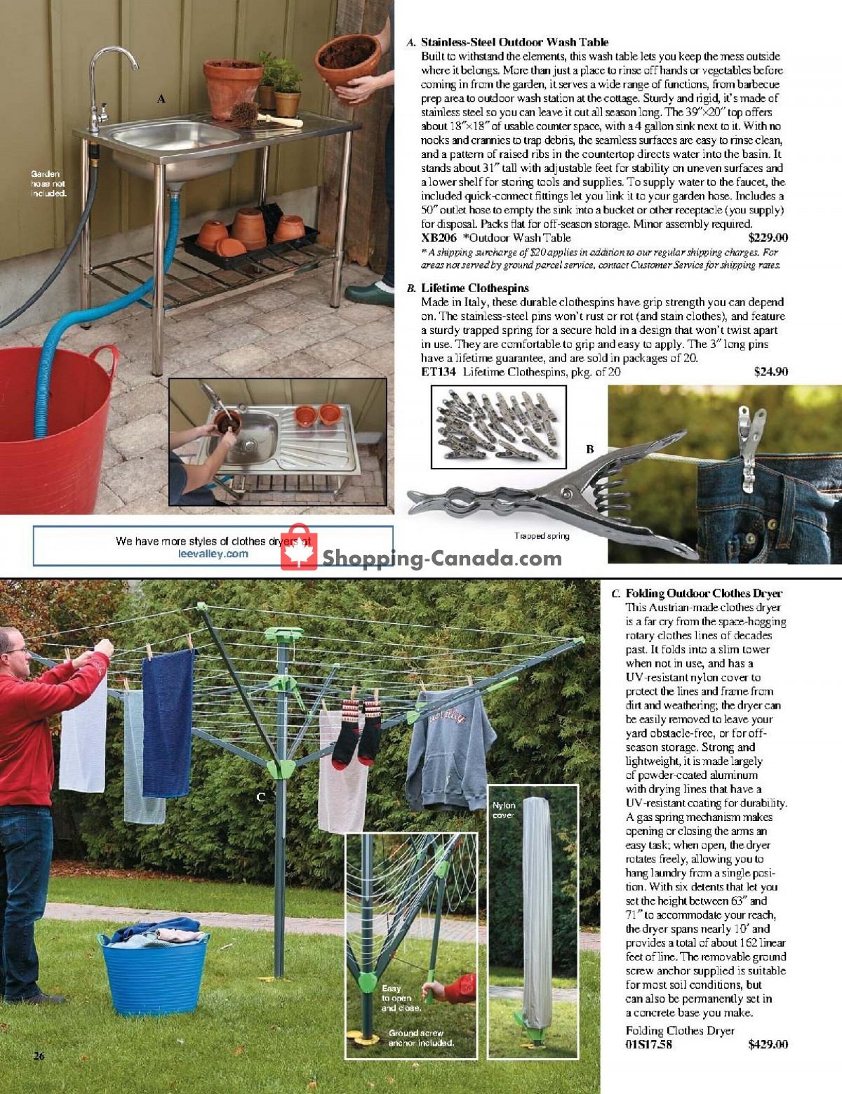 Lee Valley Tools Ltd flyer from Tuesday April 27, 2021 to Monday May 31, 2021 - page 26