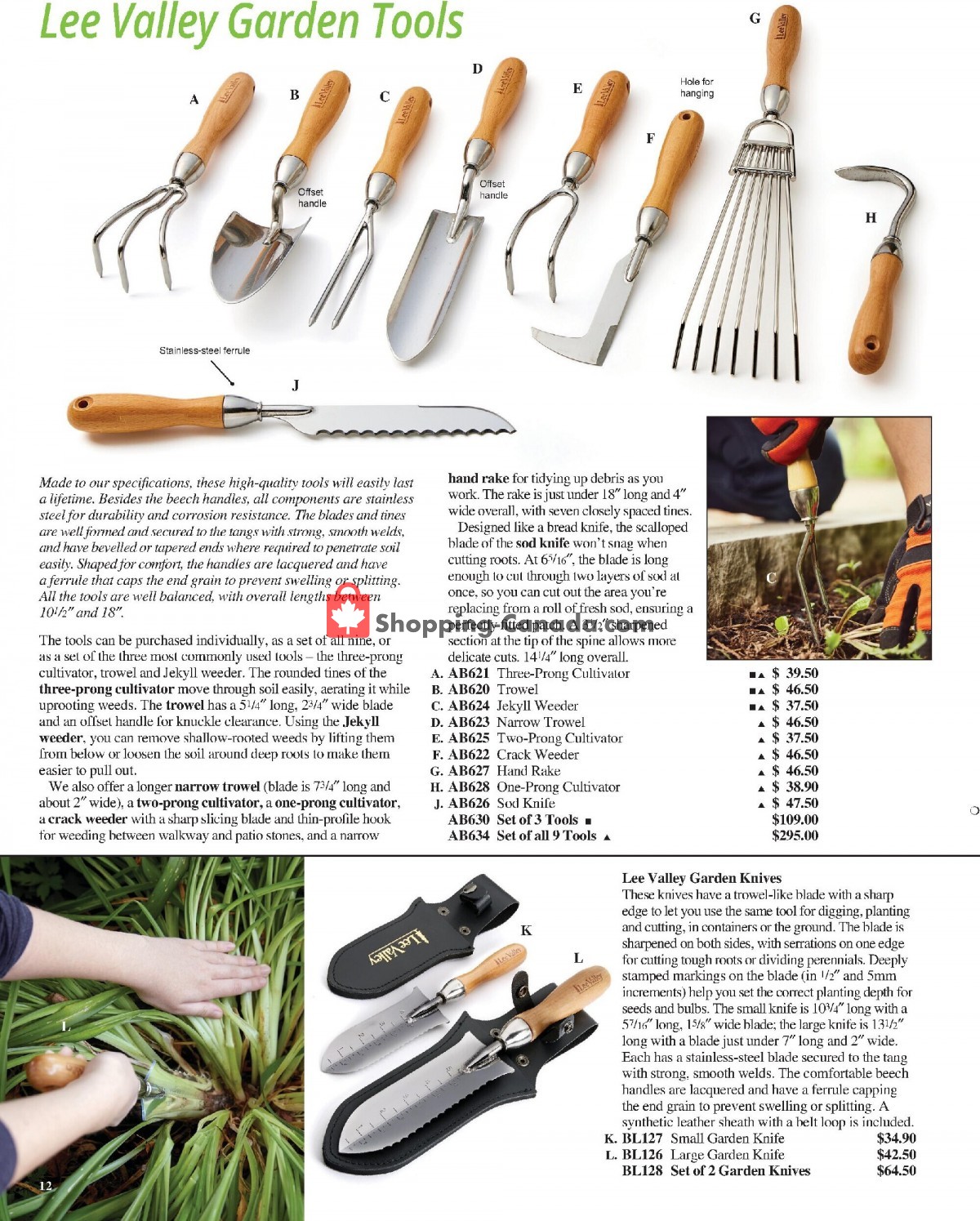 Lee Valley Tools Ltd flyer from Saturday April 1, 2023 to Wednesday May 31, 2023 - page 12