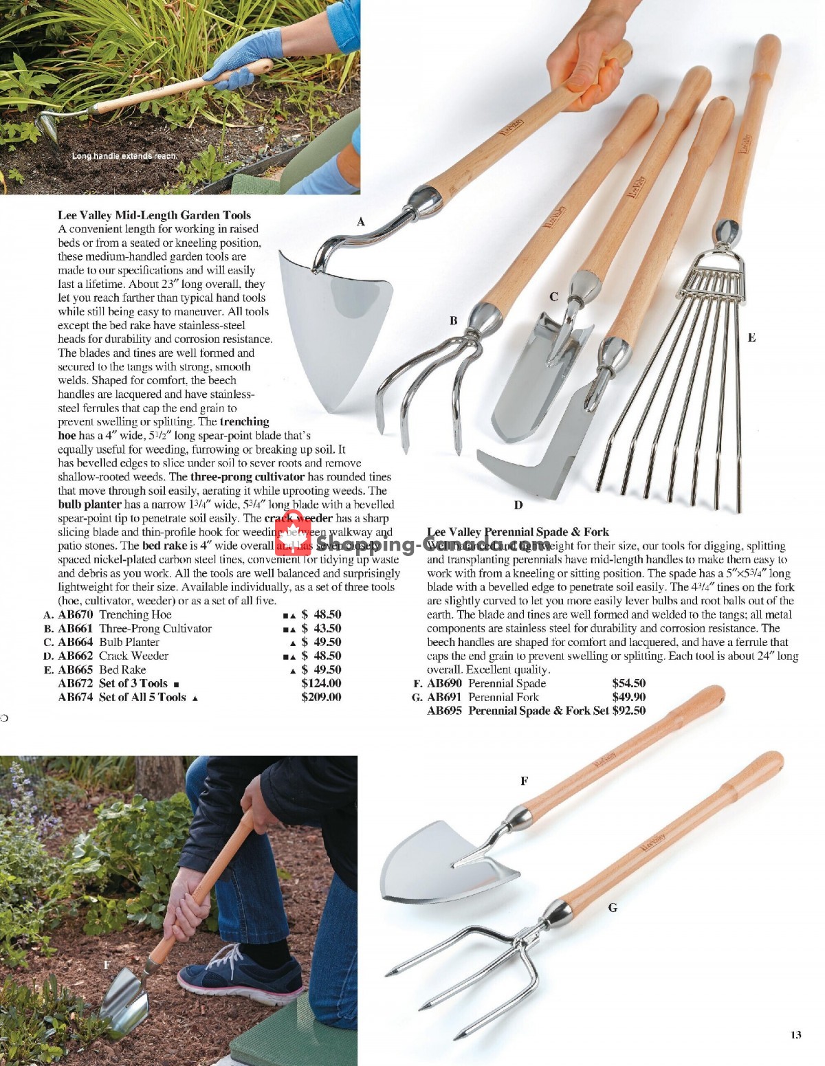 Lee Valley Tools Ltd flyer from Saturday April 1, 2023 to Wednesday May 31, 2023 - page 13