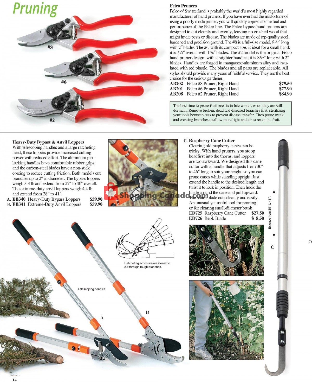 Lee Valley Tools Ltd flyer from Saturday April 1, 2023 to Wednesday May 31, 2023 - page 14