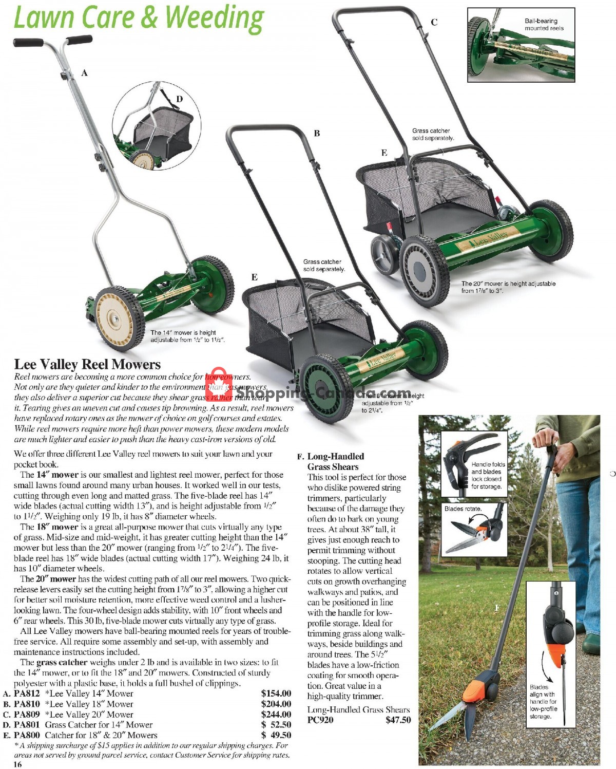 Lee Valley Tools Ltd flyer from Saturday April 1, 2023 to Wednesday May 31, 2023 - page 16
