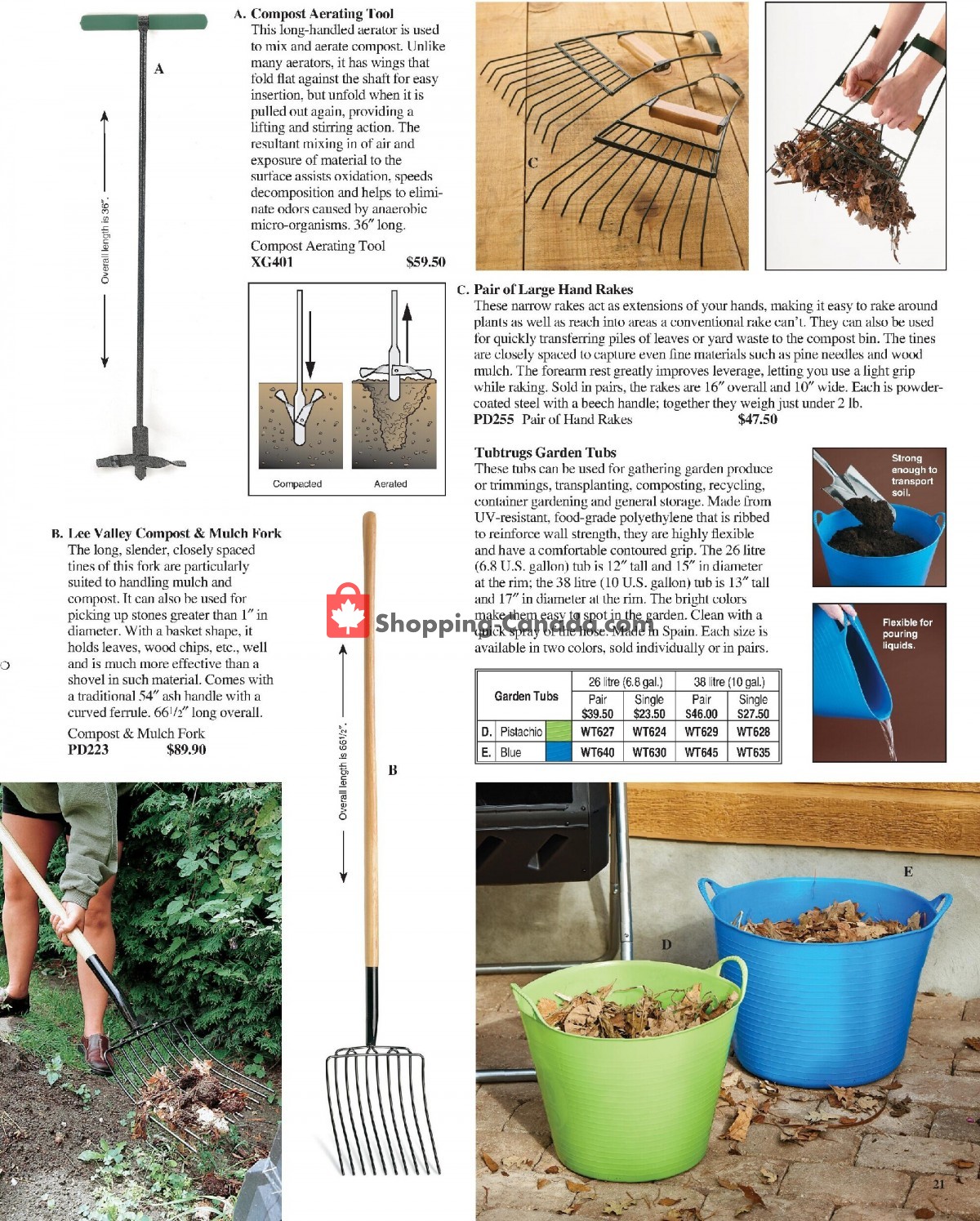 Lee Valley Tools Ltd flyer from Saturday April 1, 2023 to Wednesday May 31, 2023 - page 21